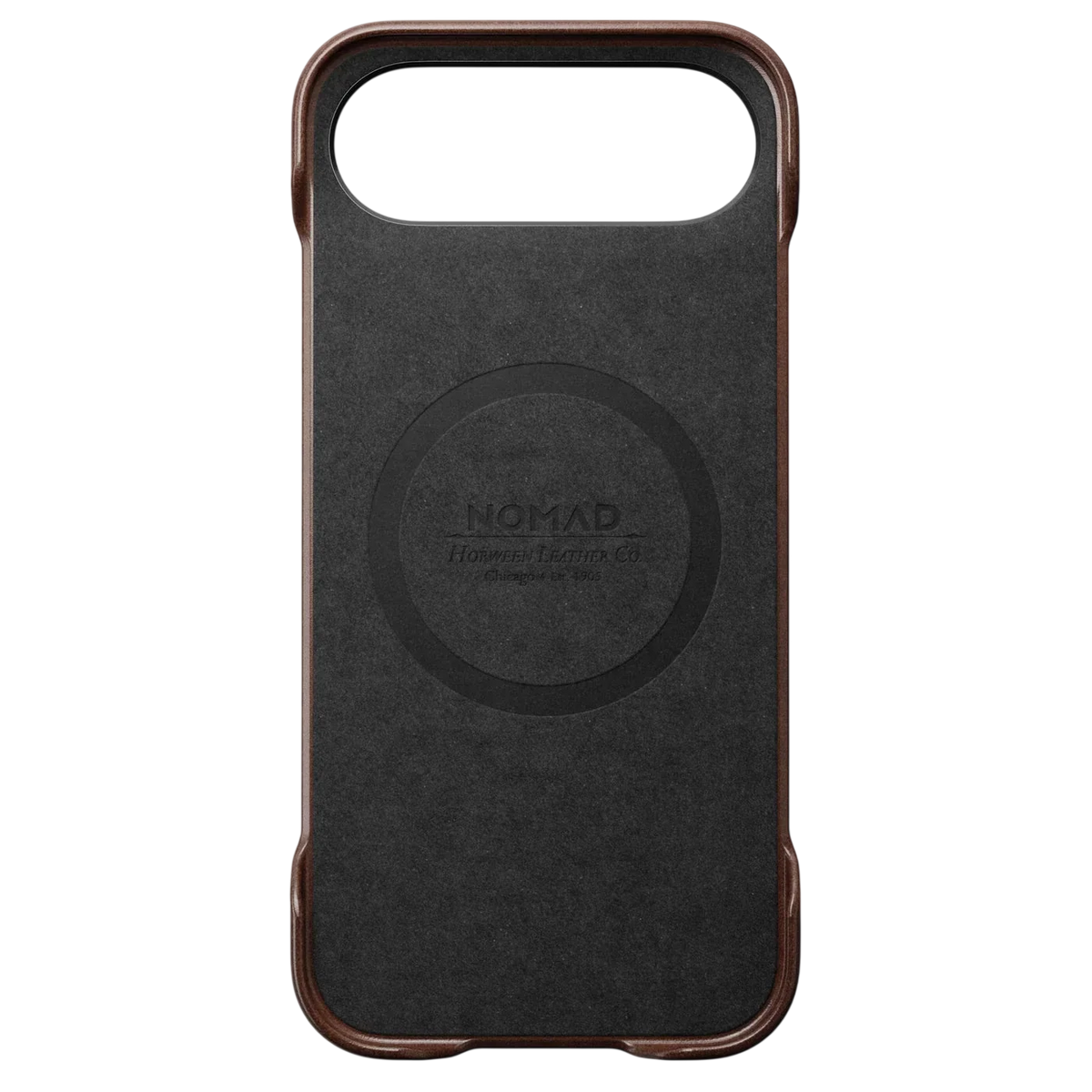 Nomad Traditional Leather Case for iPhone Air (Horween Leather) - Rustic Brown #color_rustic-brown