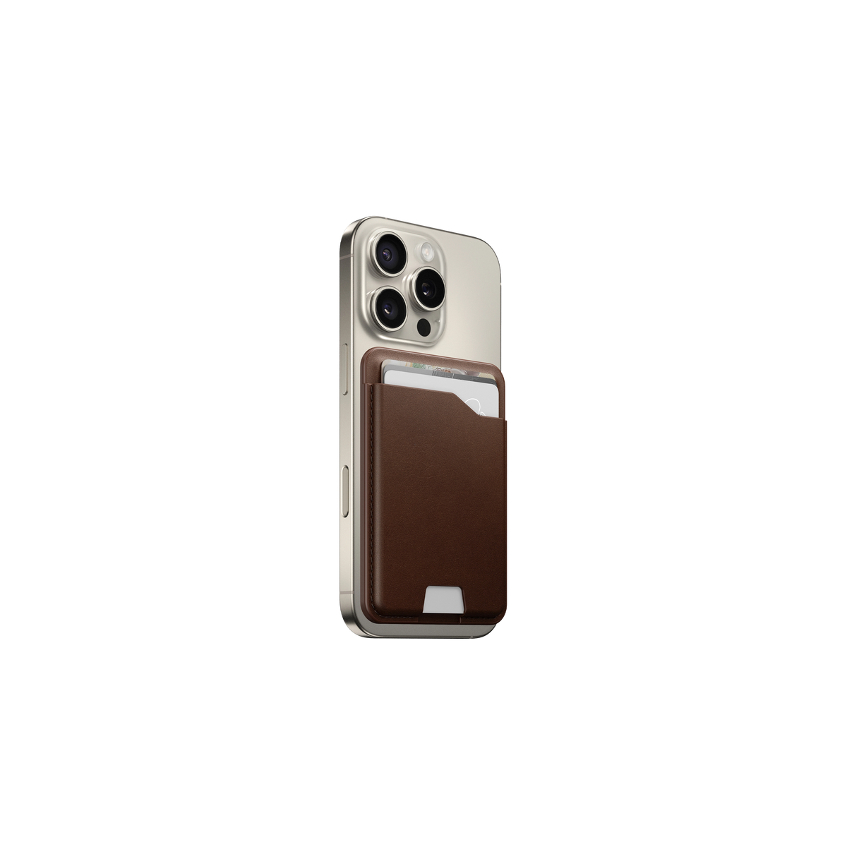 حافظة بطاقات Nomad Leather Mag Wallet with Find My Tracking