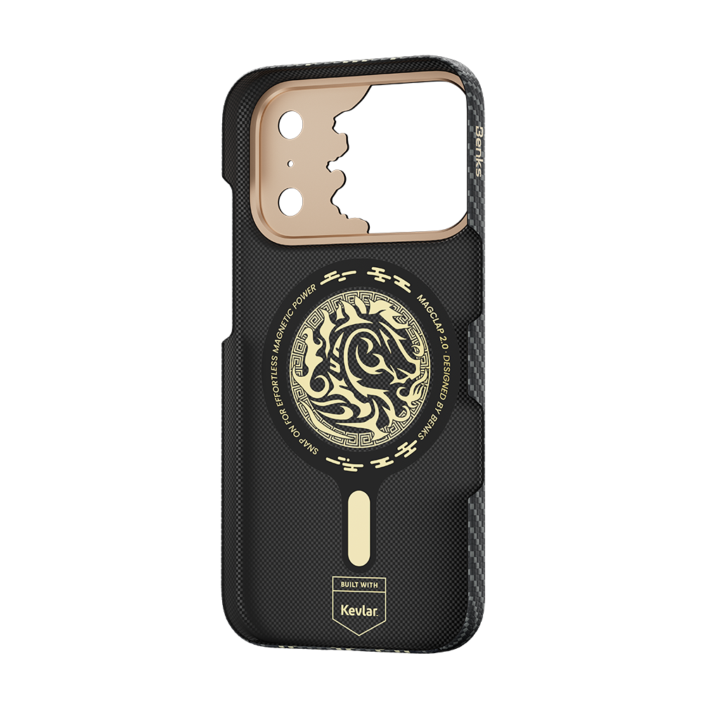 Benks Knight Air C1 Case built with Kevlar® for iPhone 18 Pro Max - Black