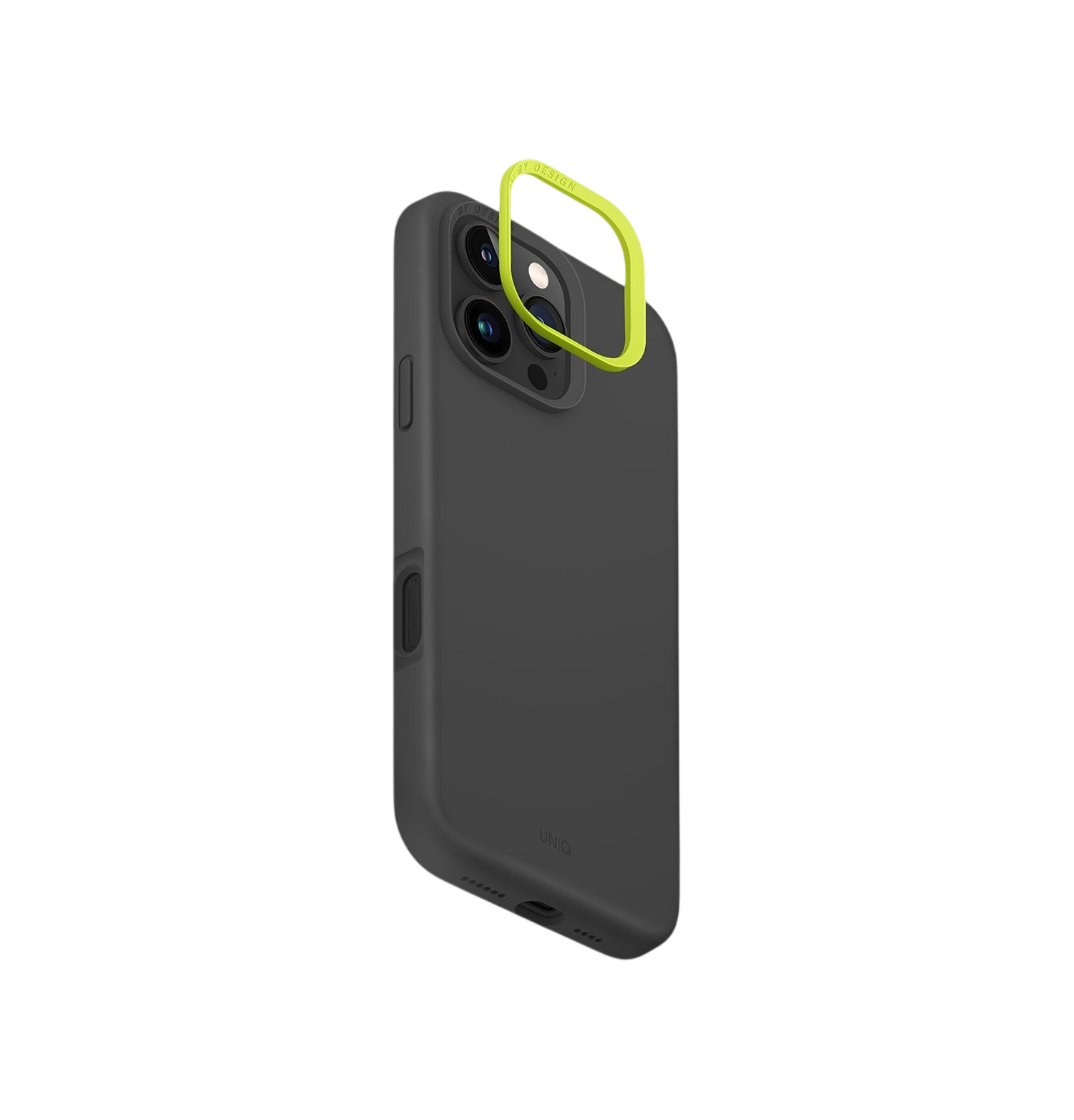 Uniq Lino Hue Hybrid Silicone Case with Magnetic Charging for iPhone 16 Pro