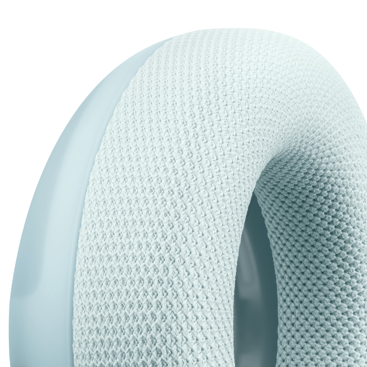 Close-up of Beats 360 Performance Knit cushion mesh texture in Sky