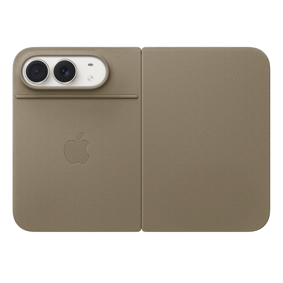 Apple iPhone Duo Folio with Kickstand in Taupe, kickstand open #color_taupe