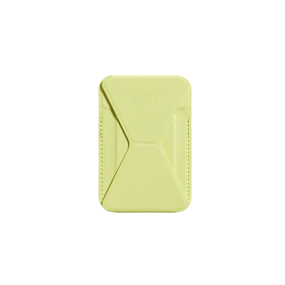 Moft Snap-on Phone Stand & Wallet MOVAS™ - MagSafe Compatible - Soft Avocado