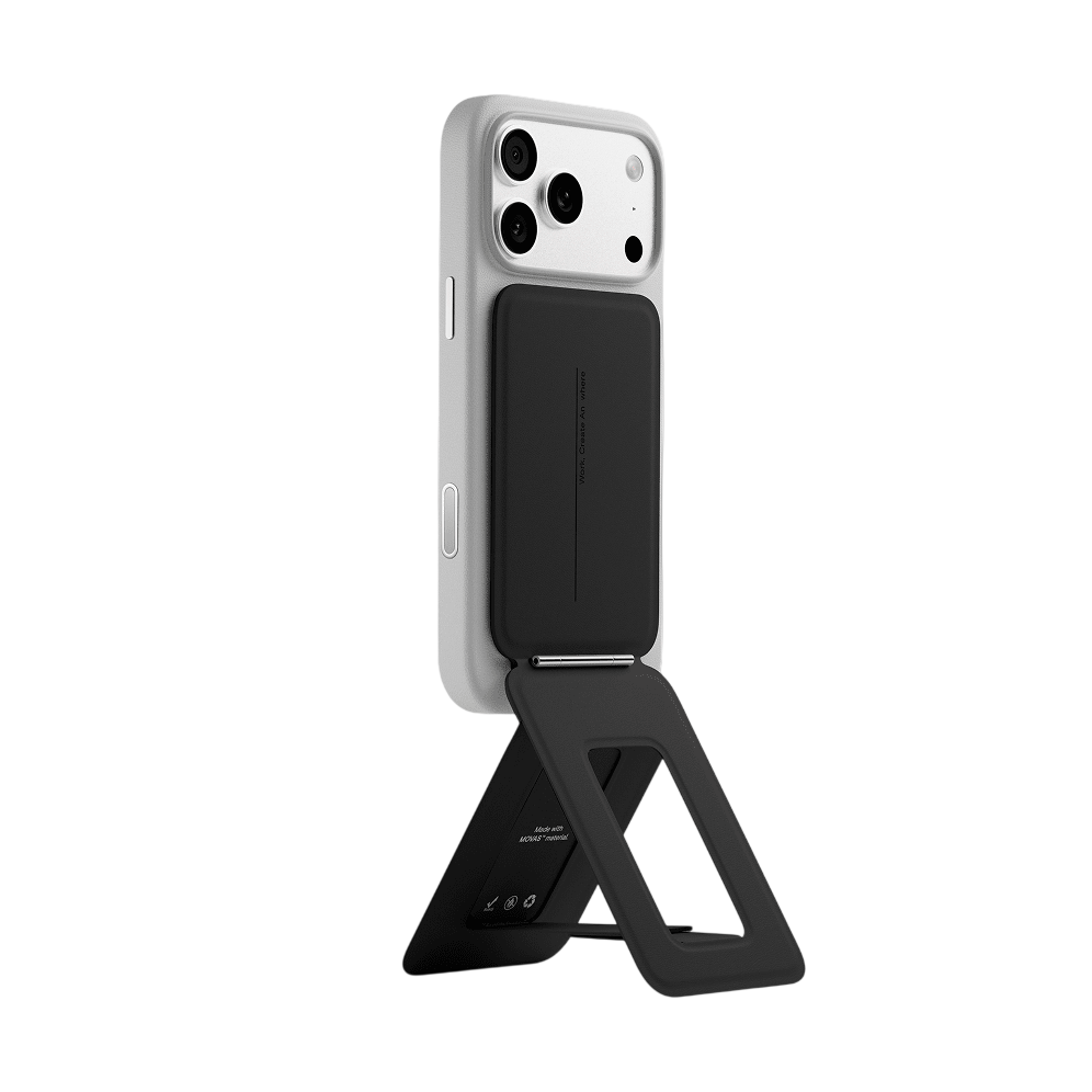 Moft Snap Phone Tripod Stand MOVAS™ - MagSafe Compatible - Jet Black