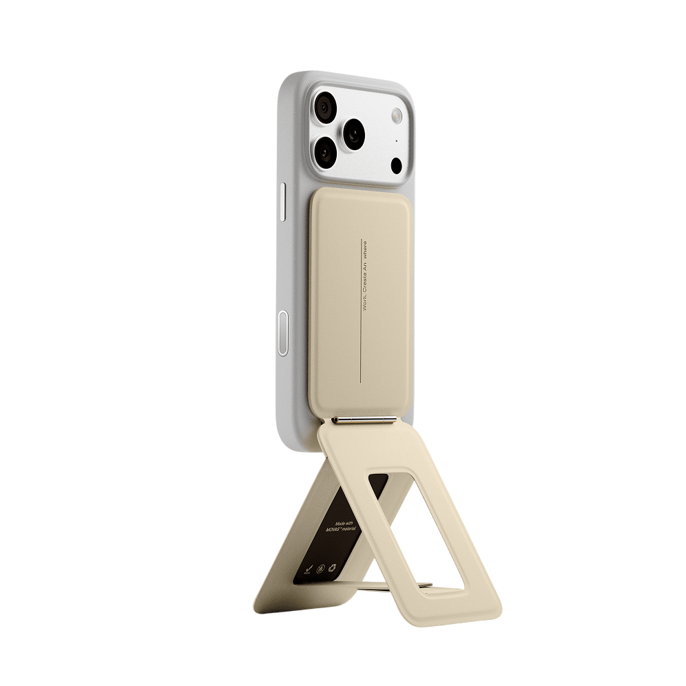 Moft Snap Phone Tripod Stand MOVAS™ - MagSafe Compatible - Earthen Beige