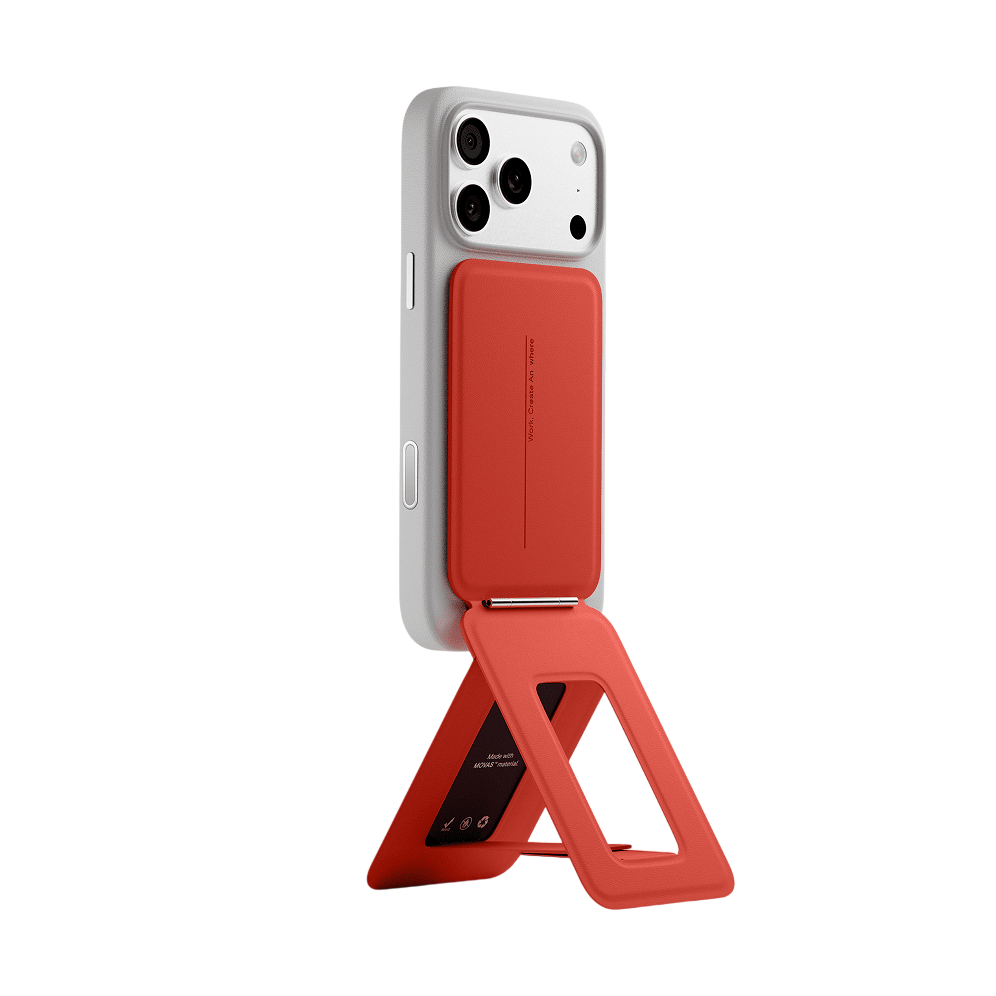 Moft Snap Phone Tripod Stand MOVAS™ - MagSafe Compatible - Ready Red