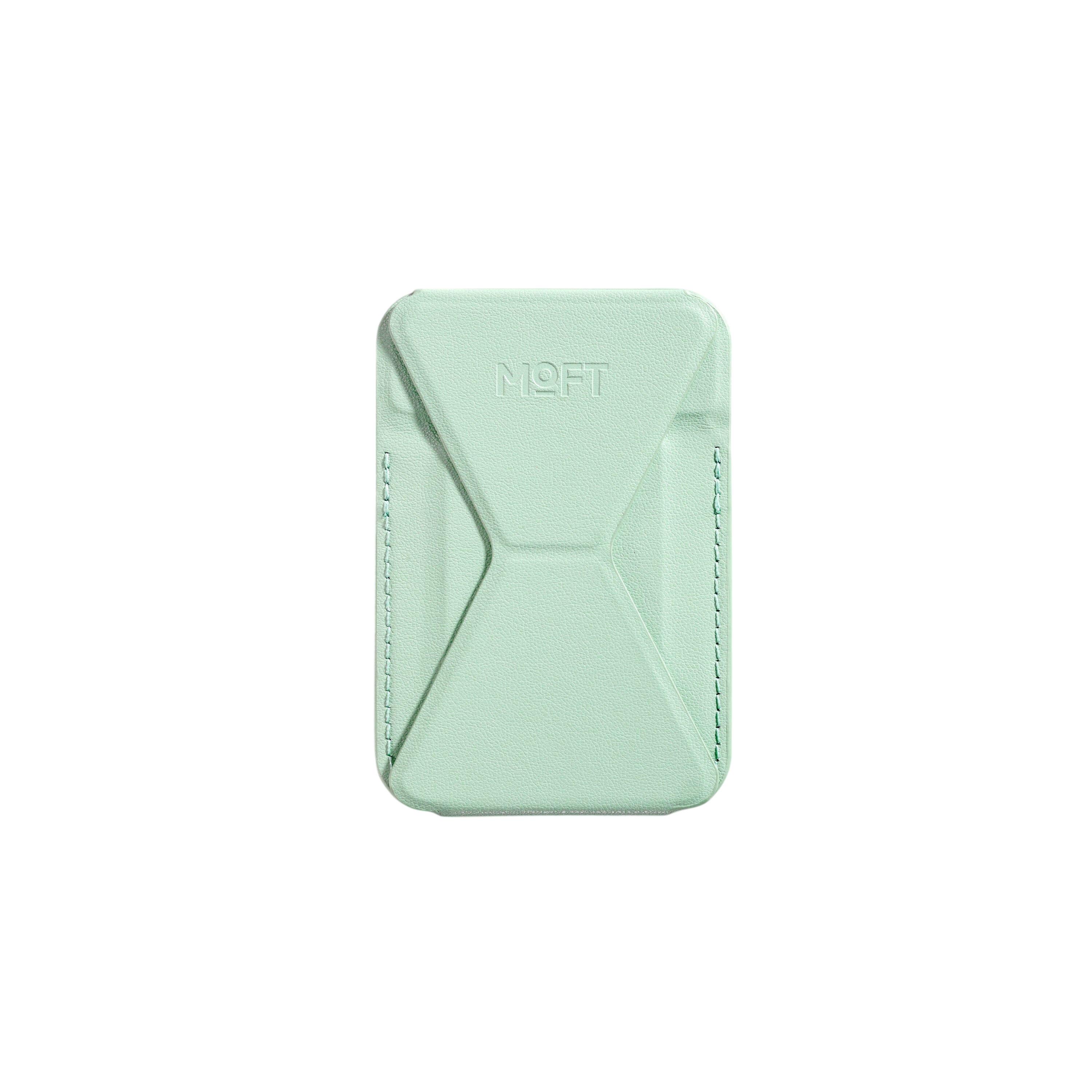 Moft Snap-on Phone Stand & Wallet MOVAS™ - MagSafe Compatible - Peppermint