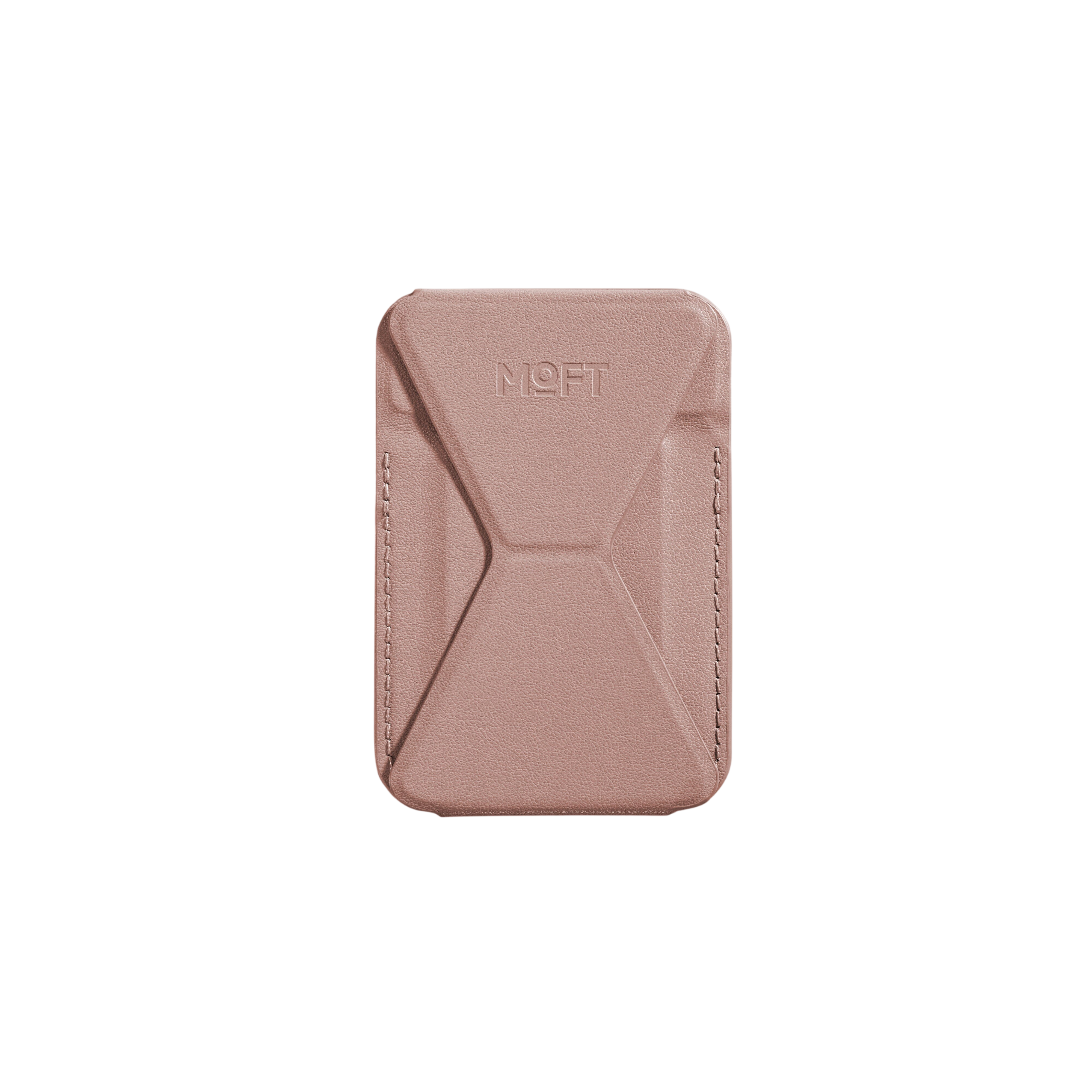 Moft Snap-on Phone Stand & Wallet MOVAS™ - MagSafe Compatible - Classic Nude