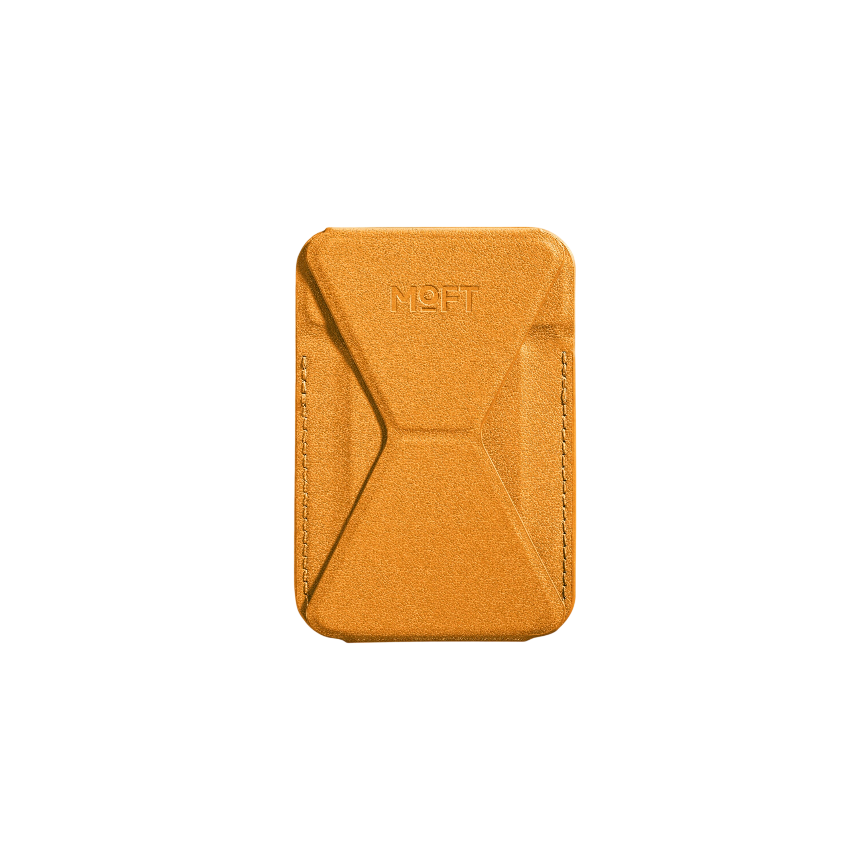 Moft Snap-on Phone Stand & Wallet MOVAS™ - MagSafe Compatible - Orange