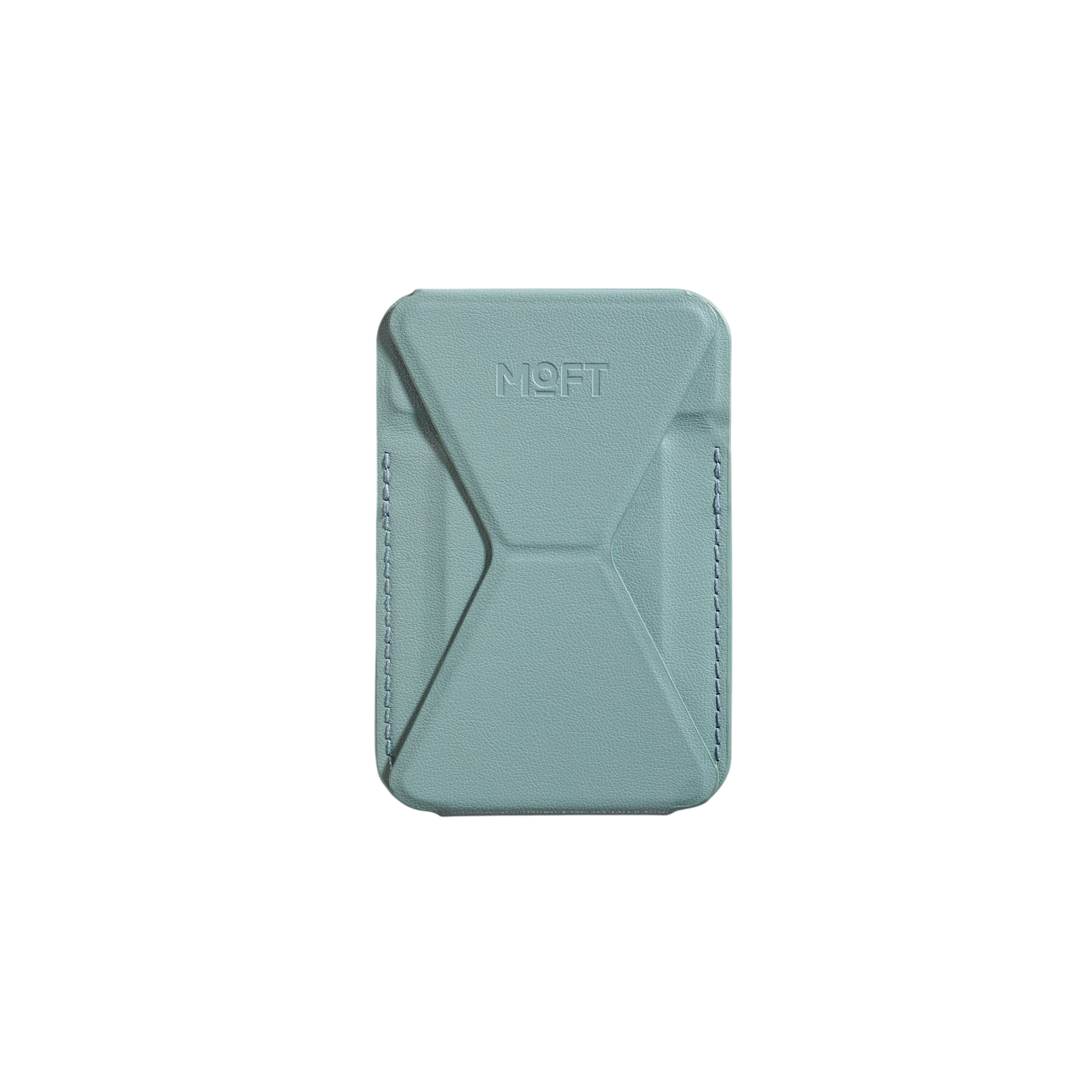 Moft Snap-on Phone Stand & Wallet MOVAS™ - MagSafe Compatible - Seafoam