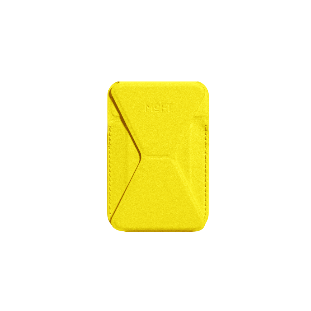 Moft Snap-on Phone Stand & Wallet MOVAS™ - MagSafe Compatible - Radiant Yellow