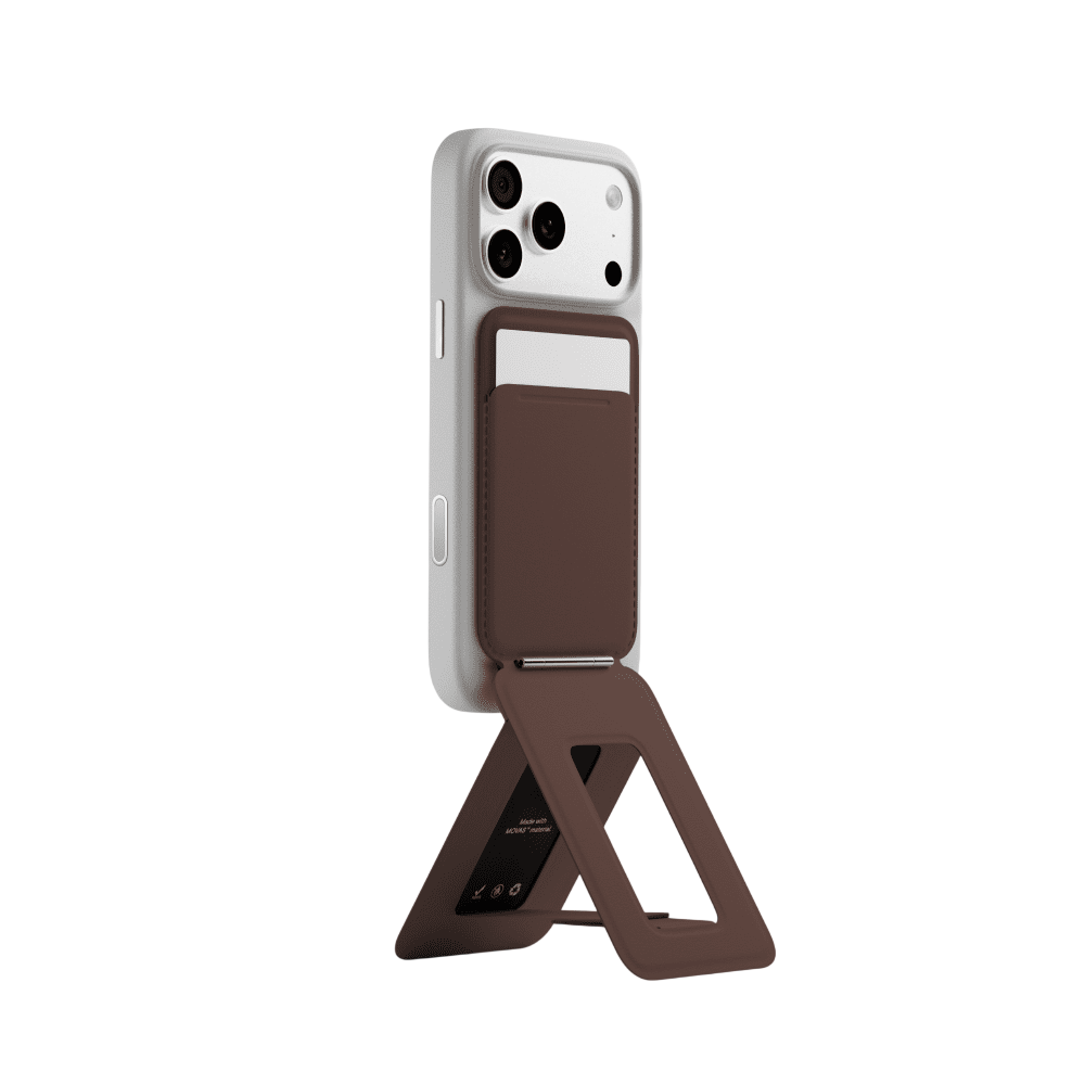 Moft Snap Phone Tripod Wallet MOVAS™ - MagSafe Compatible - Brownie