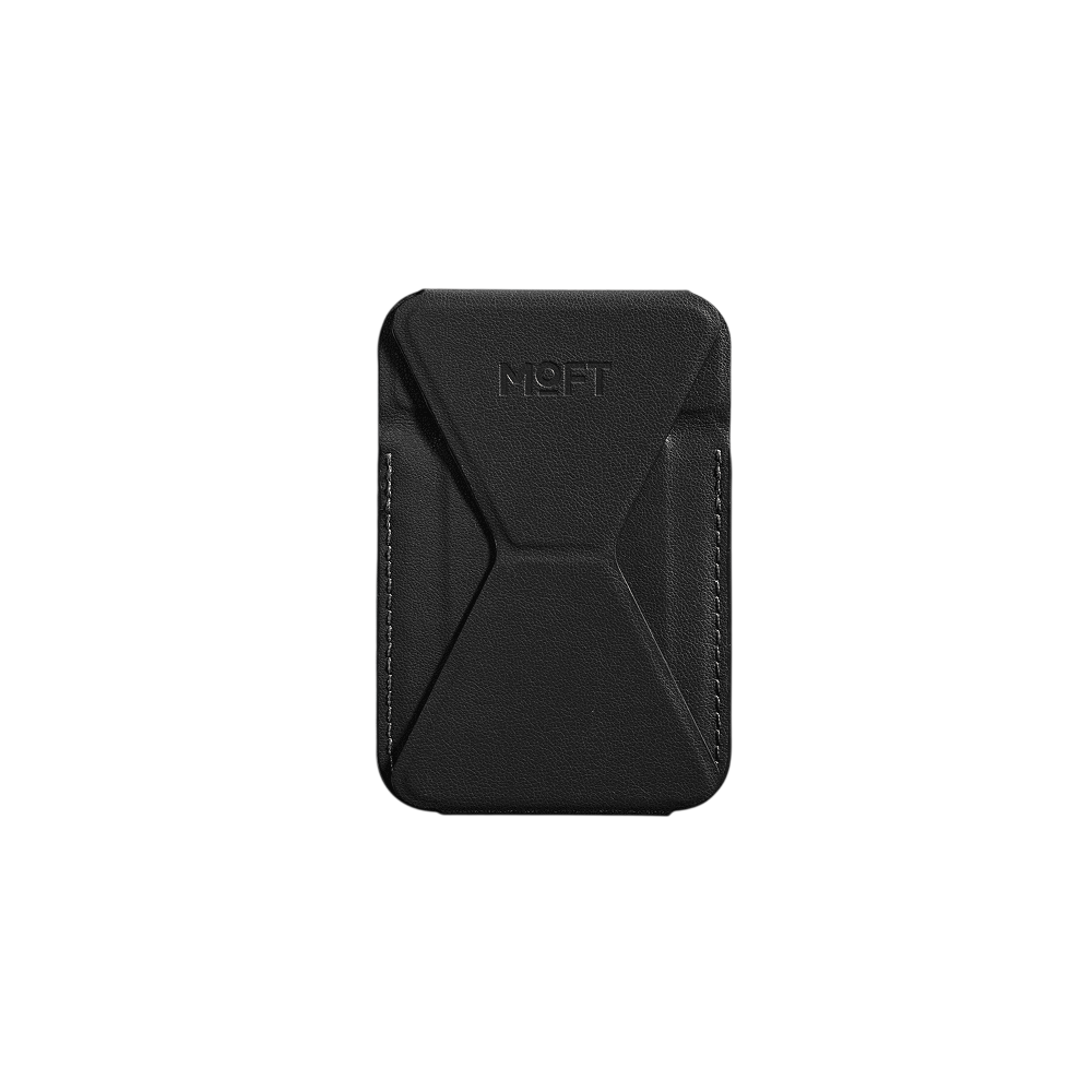Moft Snap-on Phone Stand & Wallet MOVAS™ - MagSafe Compatible - Jet Black