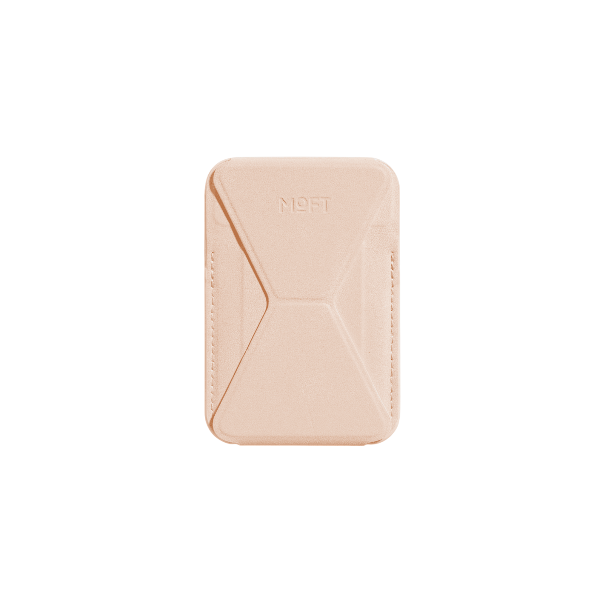 Moft Snap-on Phone Stand & Wallet MOVAS™ - MagSafe Compatible - Peach Pink