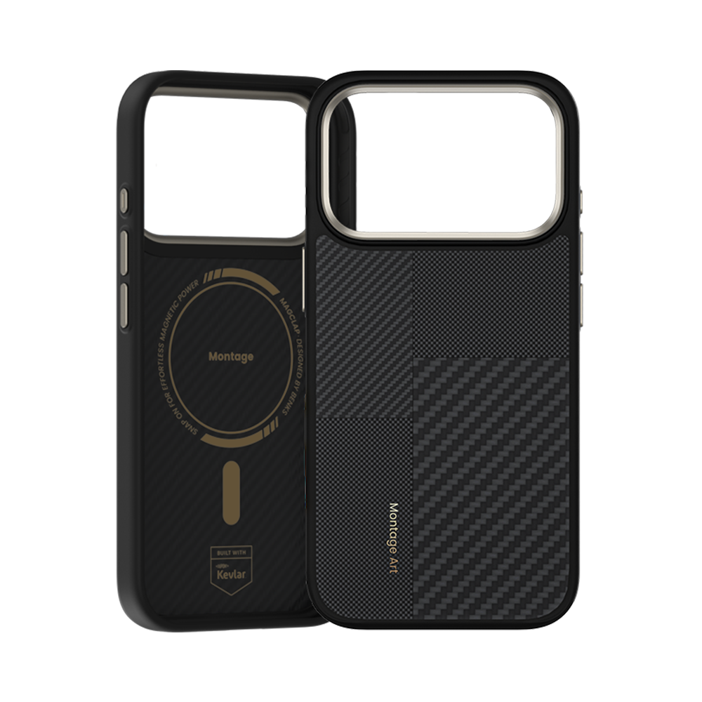 Benks Montage ArmorPro Case built with Kevlar® for iPhone 17 Pro / Pro Max / Air