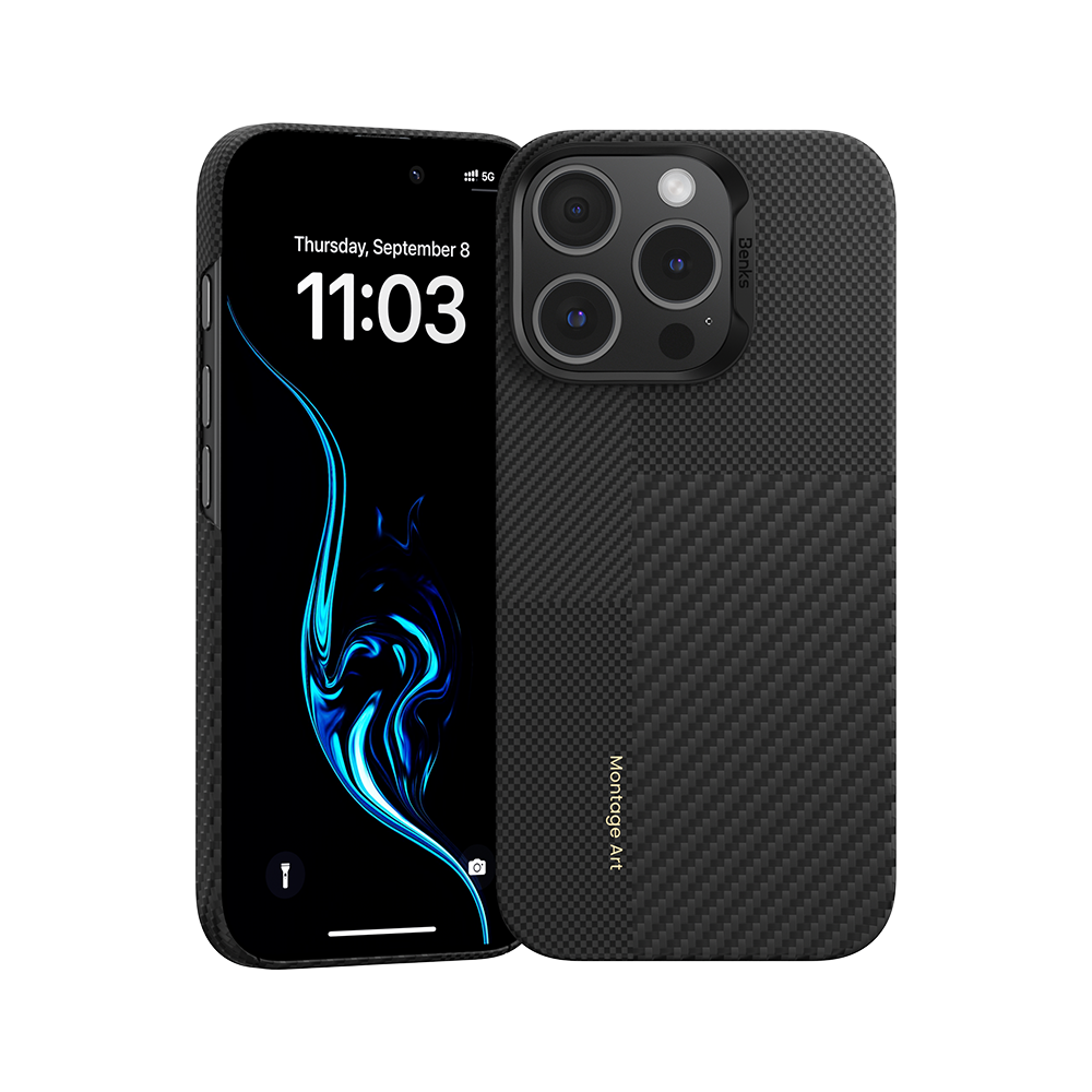 Benks Montage ArmorAir Case built with Kevlar® for iPhone 16 Pro Max