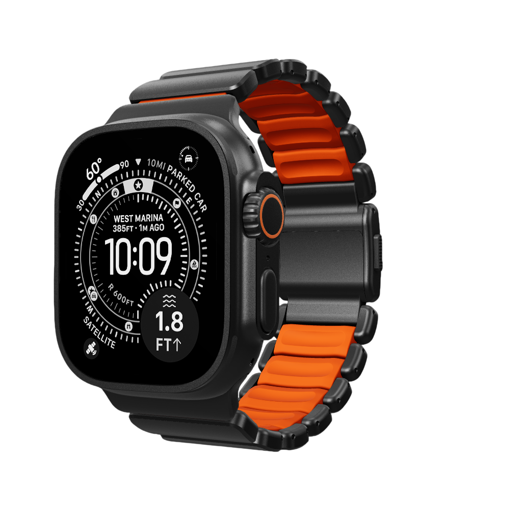 Nomad Stratos Band for Apple Watch Ultra 3 / 2 / 1 - 49mm - Orange #color_orange