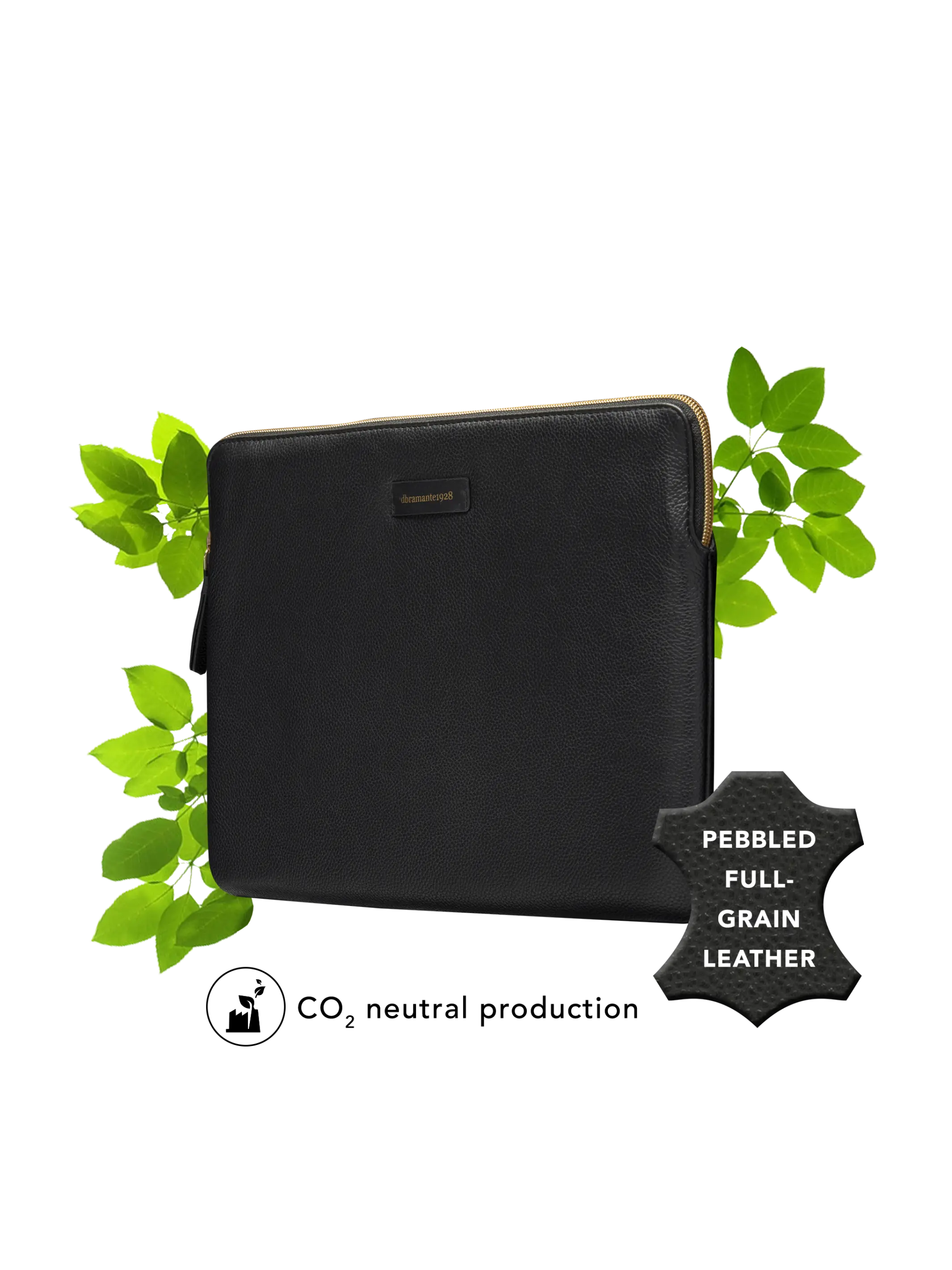 dbramante1928 Paris Sleeve for MacBook Air 13" / MacBook Pro 13" - Night Black #color_night-black