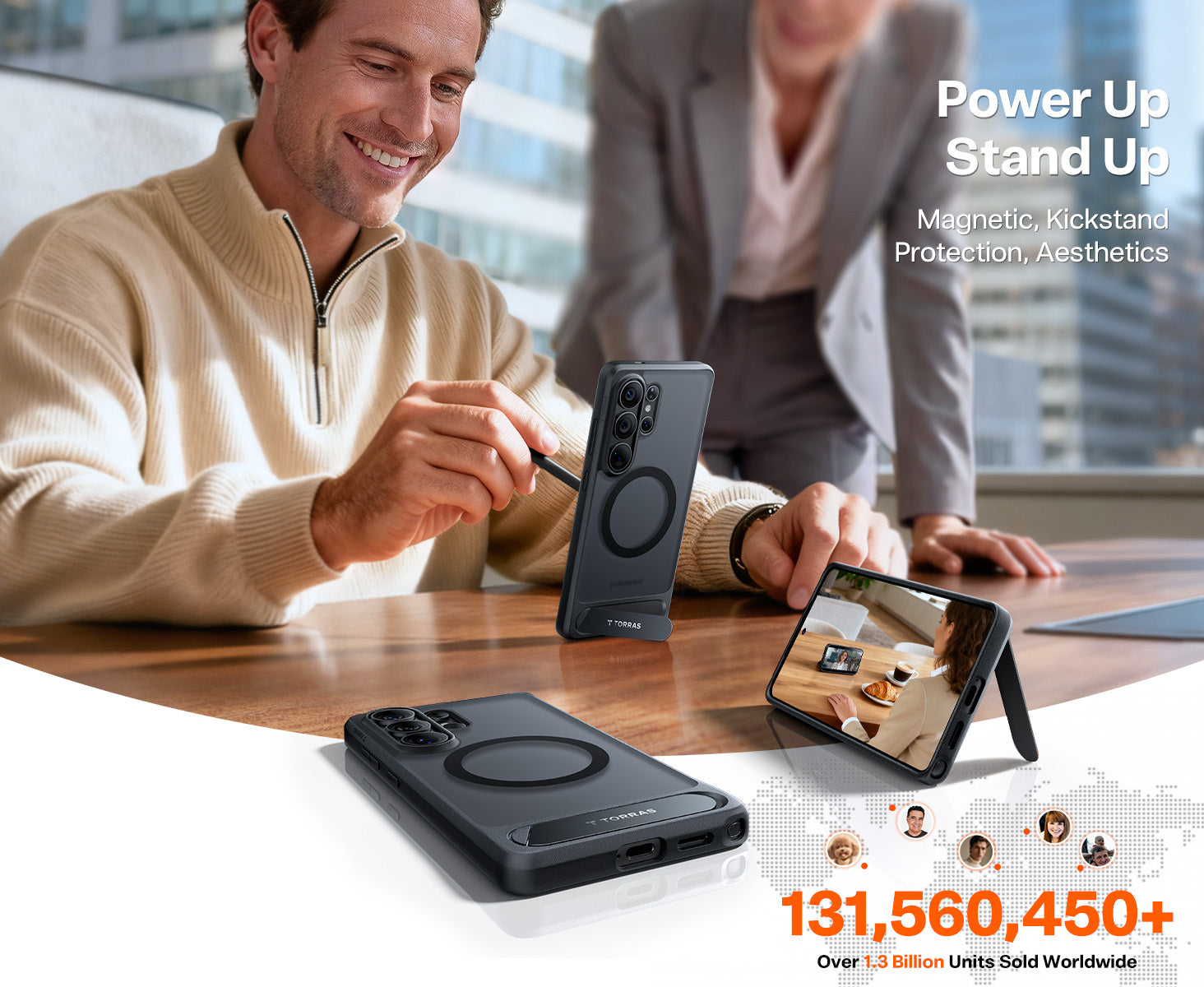 TORRAS Ostand L1 Guardian for Samsung Galaxy S26 Ultra