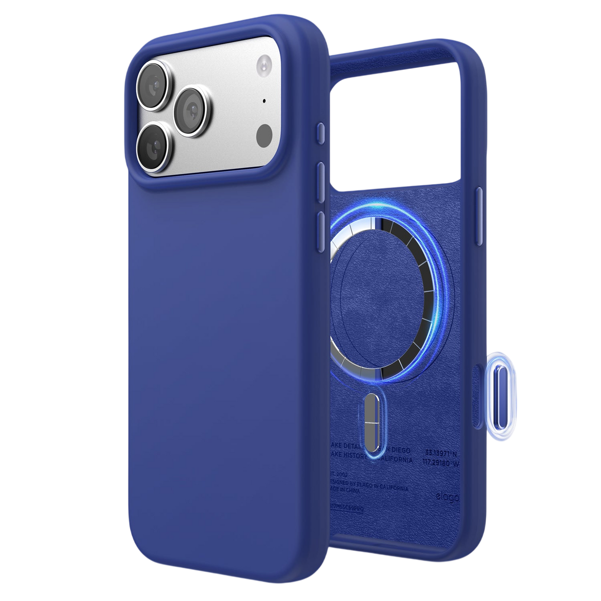 Elago Mag Silicone Case for iPhone 17 Pro Max / iPhone 18 Pro Max - Cobalt Blue #color_cobalt-blue