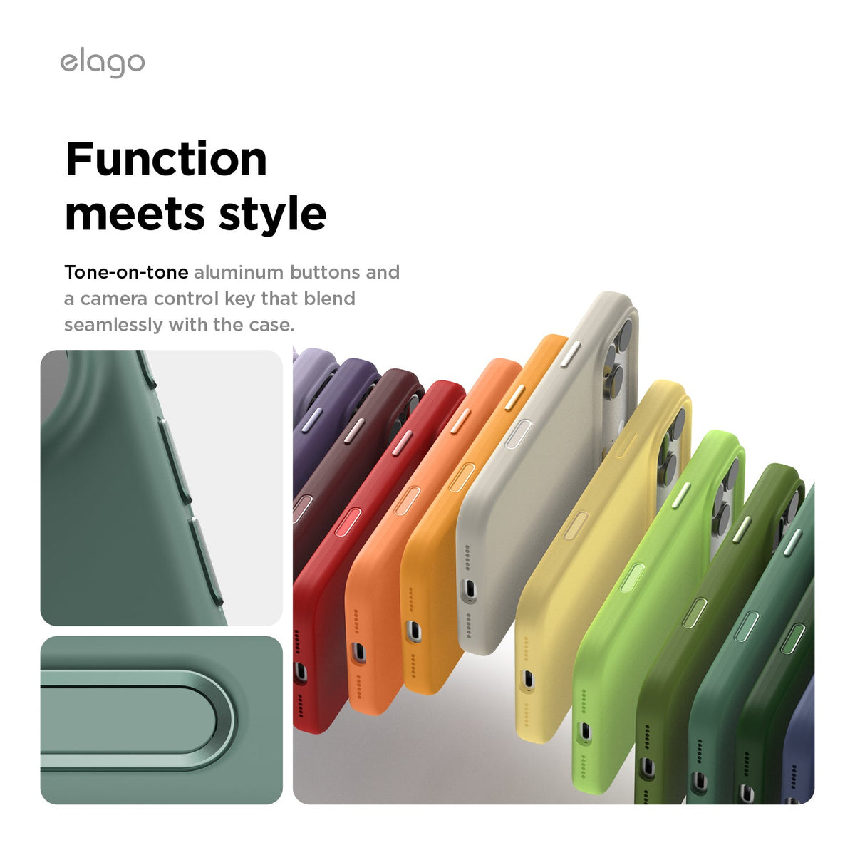 Elago Mag Silicone Case for iPhone 17 Pro Max / iPhone 18 Pro Max - Midnight Green #color_midnight-green