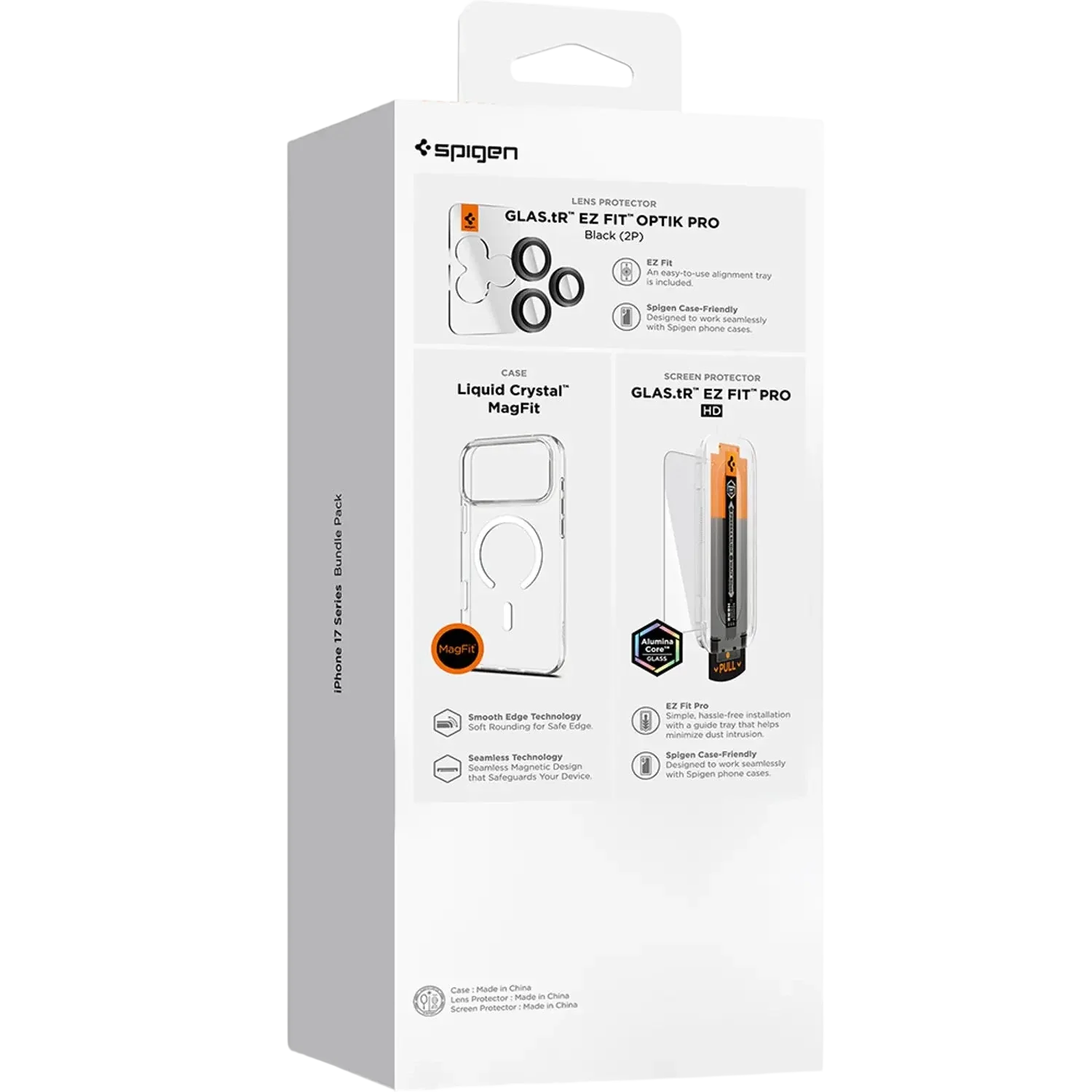 واقي شاشة Spigen MagSafe Clear Case With Screen Protector And Lens Pro