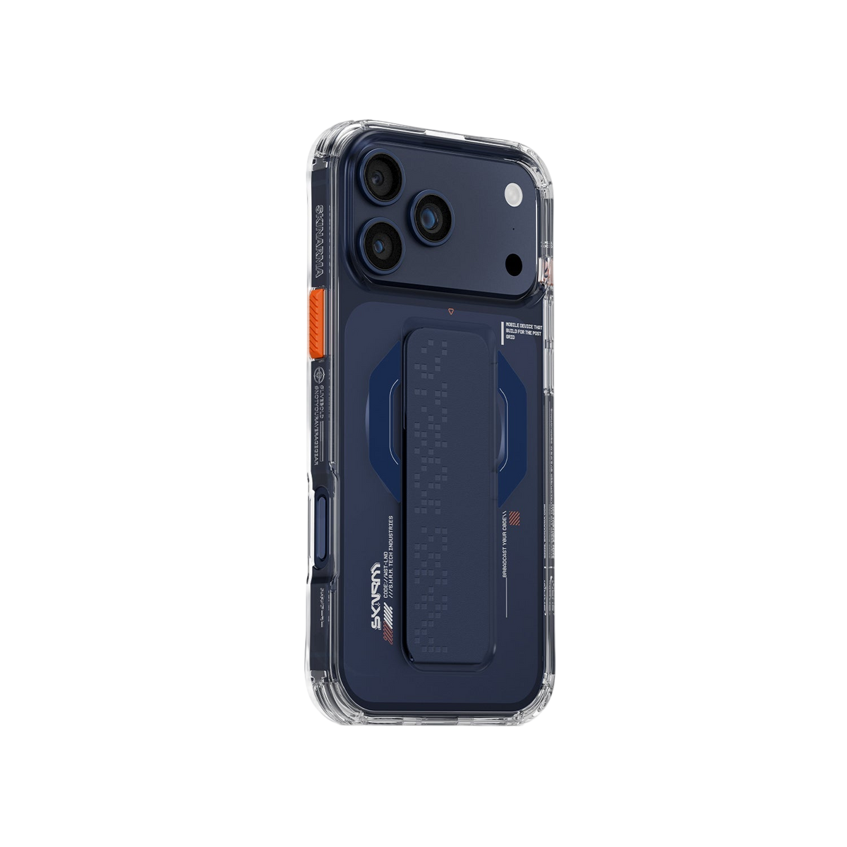 Skinarma Haxa Mag-Charge Grip-Stand Case for iPhone 17 Pro Max - Navy