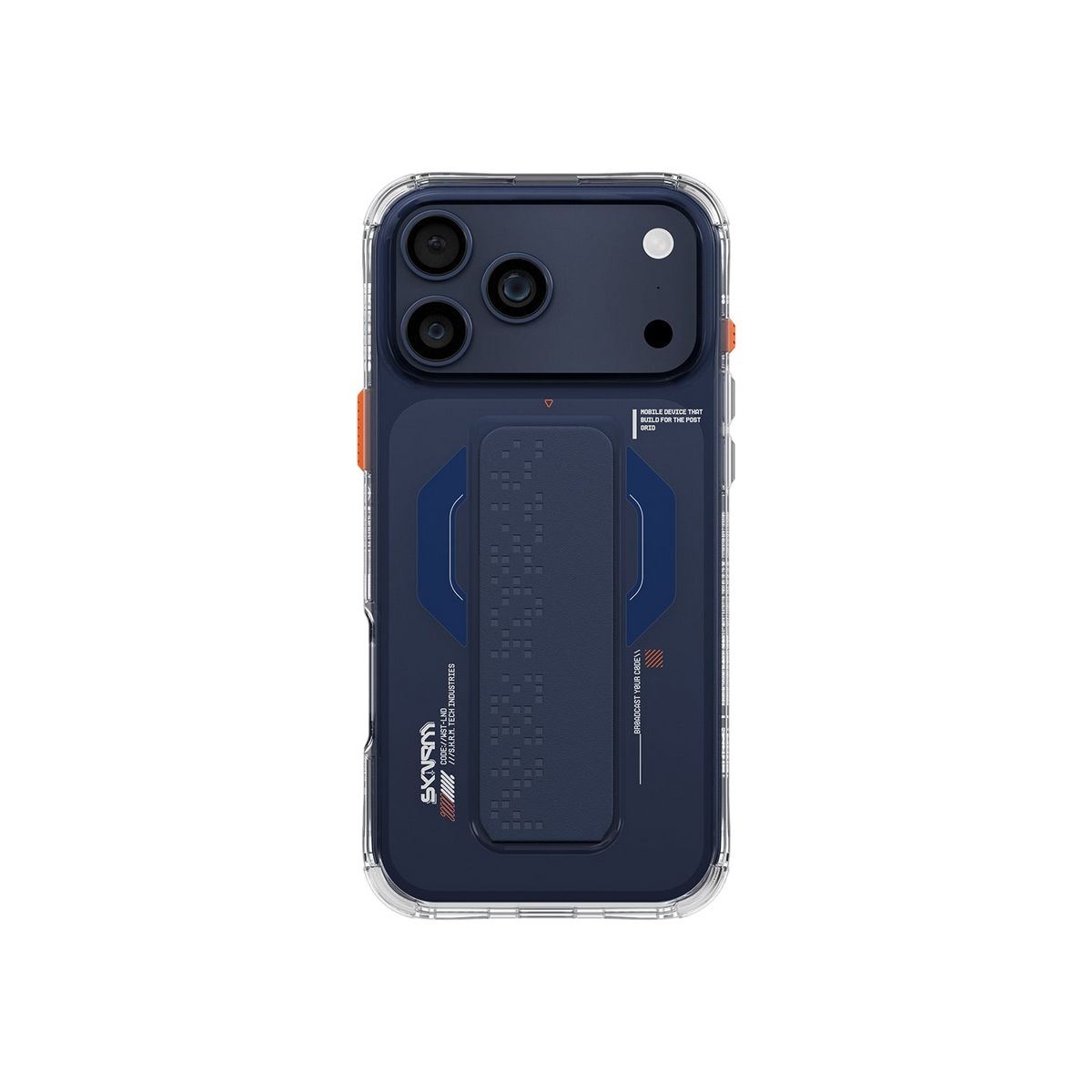 Skinarma Haxa Mag-Charge Grip-Stand Case for iPhone 17 Pro Max - Navy