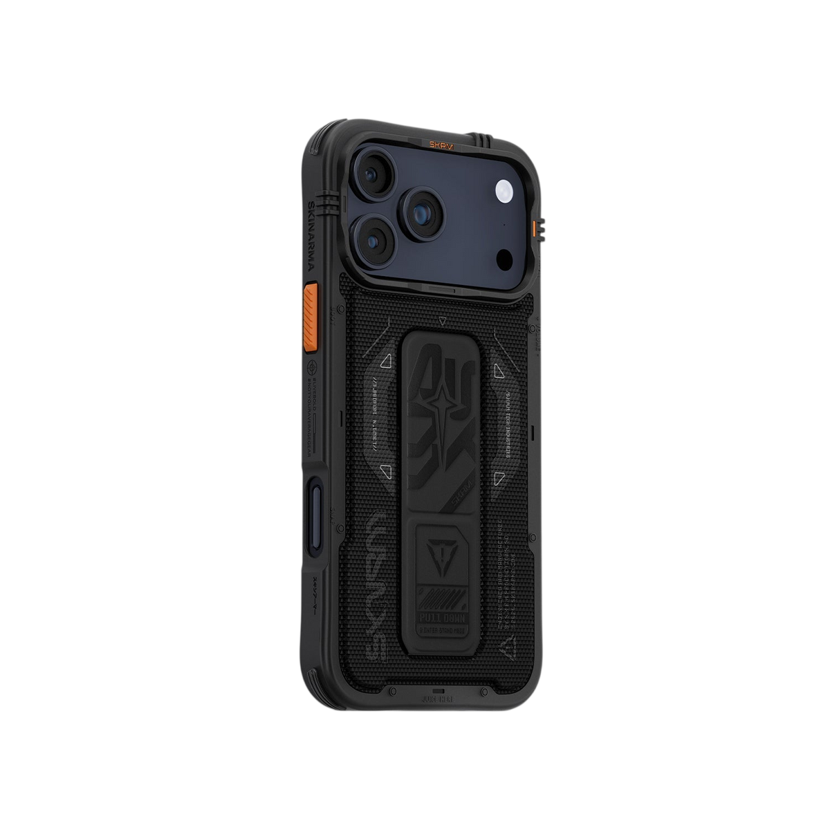 Skinarma Phantom Mag-Charge Grip-Stand Case for iPhone 17 Pro Max - Black