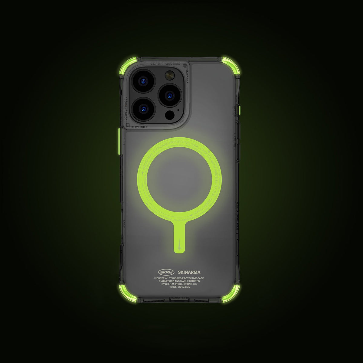 جراب Skinarma SAIDO NITEGLOW Mag-Charge Case for iPhone 16 Pro