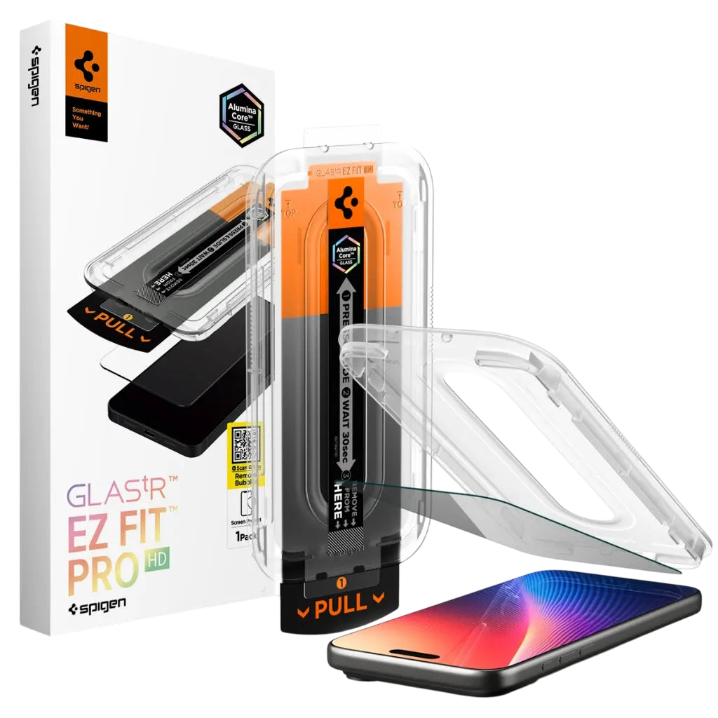 واقي شاشة Spigen Privacy Screen Protector Glas.tR EZ Fit Pro HD [1 Pac