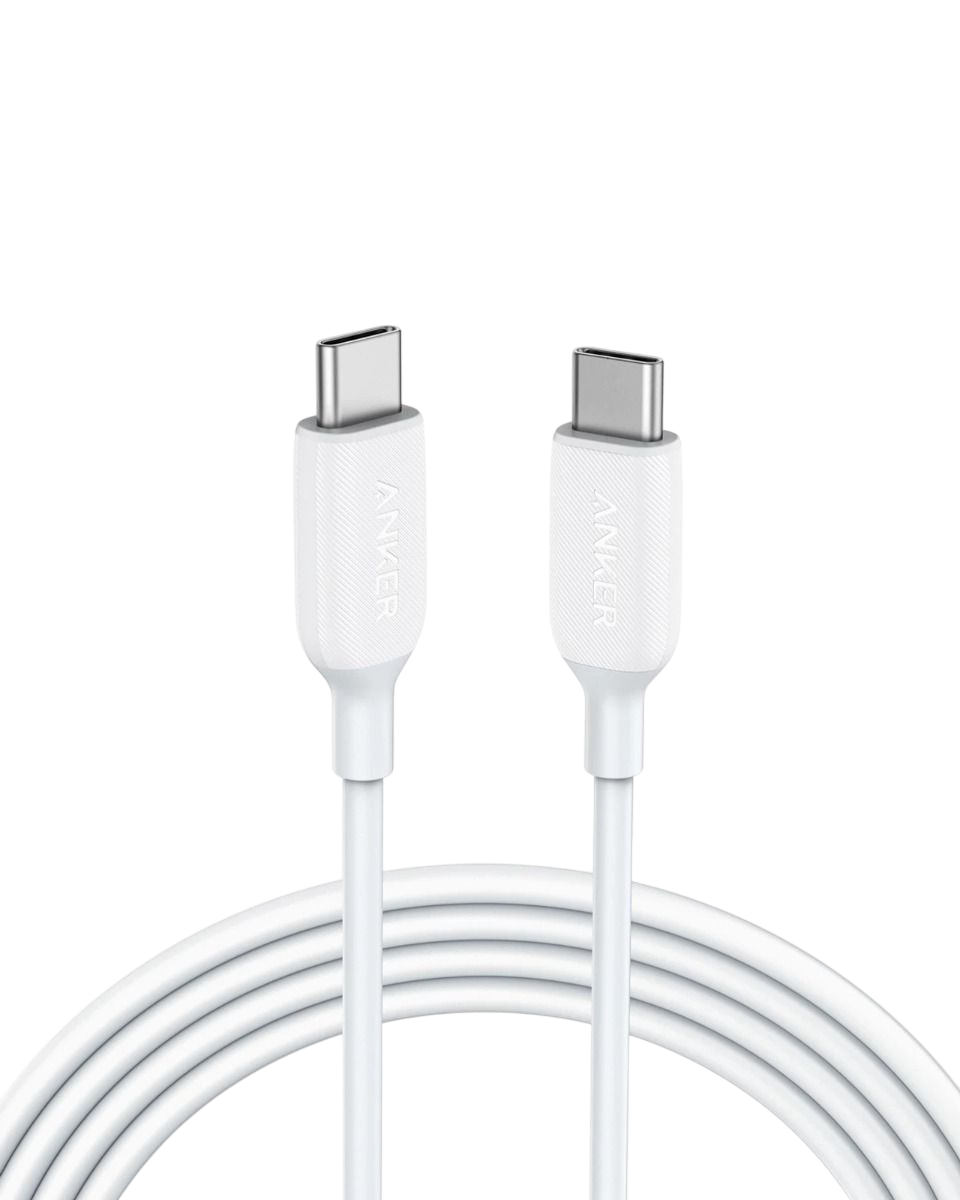 Anker PowerLineIII USB-C to USB-C 100W Cable 1.8m - White with 18 months official warranty