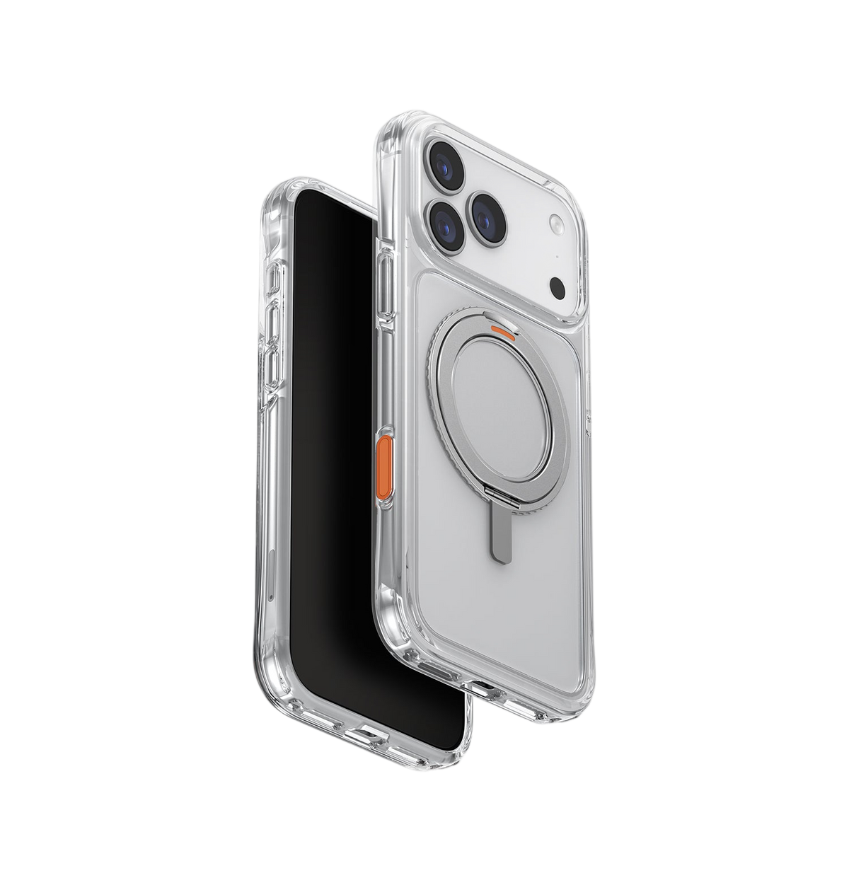 Uniq Swivix Hybrid Clear Case with 360° Rotating Kickstand for iPhone 17 Pro Max