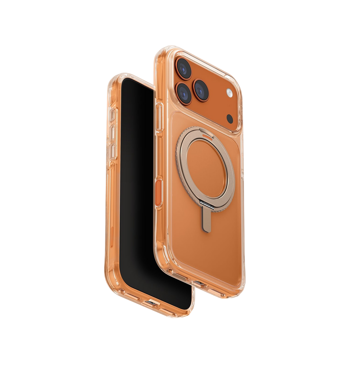 Uniq Swivix Hybrid Clear Case with 360° Rotating Kickstand for iPhone 17 Pro Max