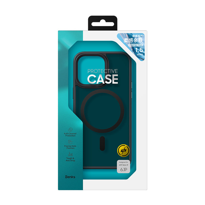 جراب Benks Magnetic Mist Protective Case for iPhone 14 Pro Max - Purpl