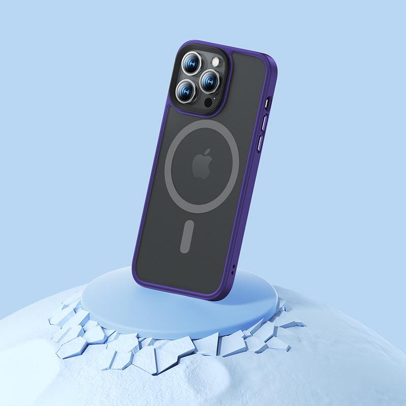 جراب Benks Magnetic Mist Protective Case for iPhone 14 Pro Max - Purpl