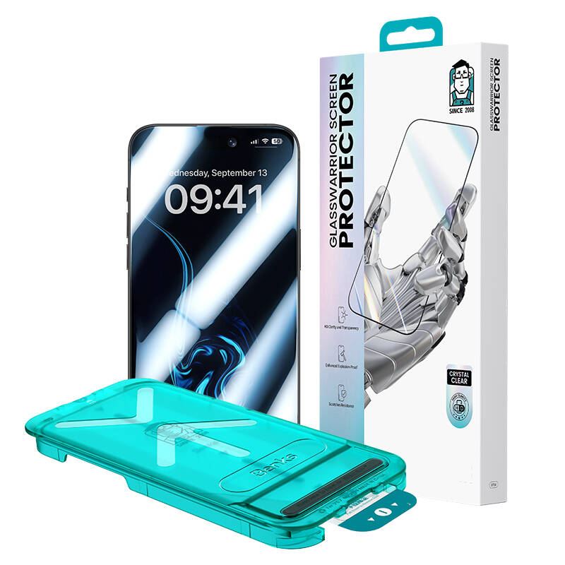 حماية شاشة Benks iPhone 16 Pro Max Glass Warrior HD (زجاج Corning 2)