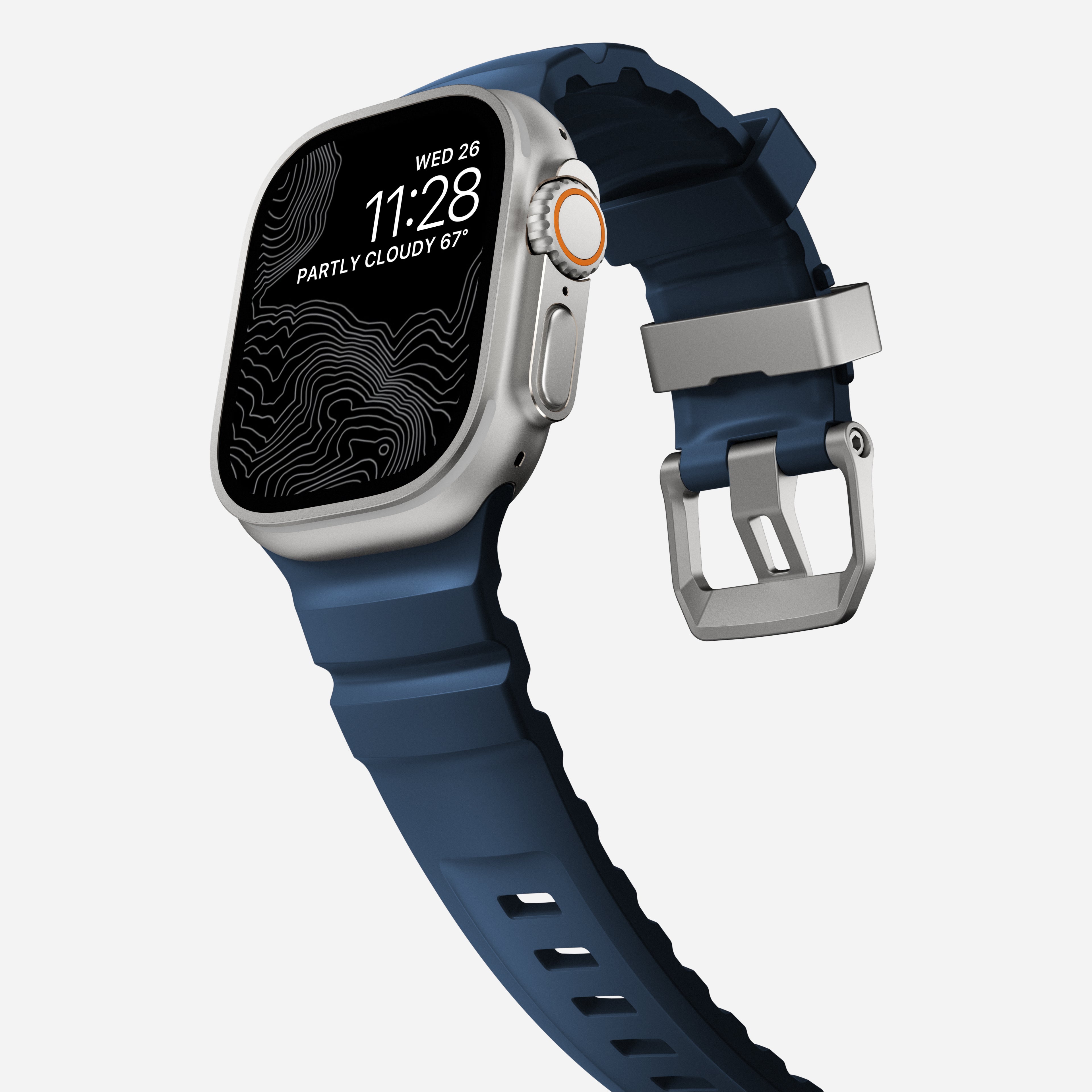 حزام Nomad Rocky Point لسلسلة Apple Watch 49mm / 46mm / 45mm