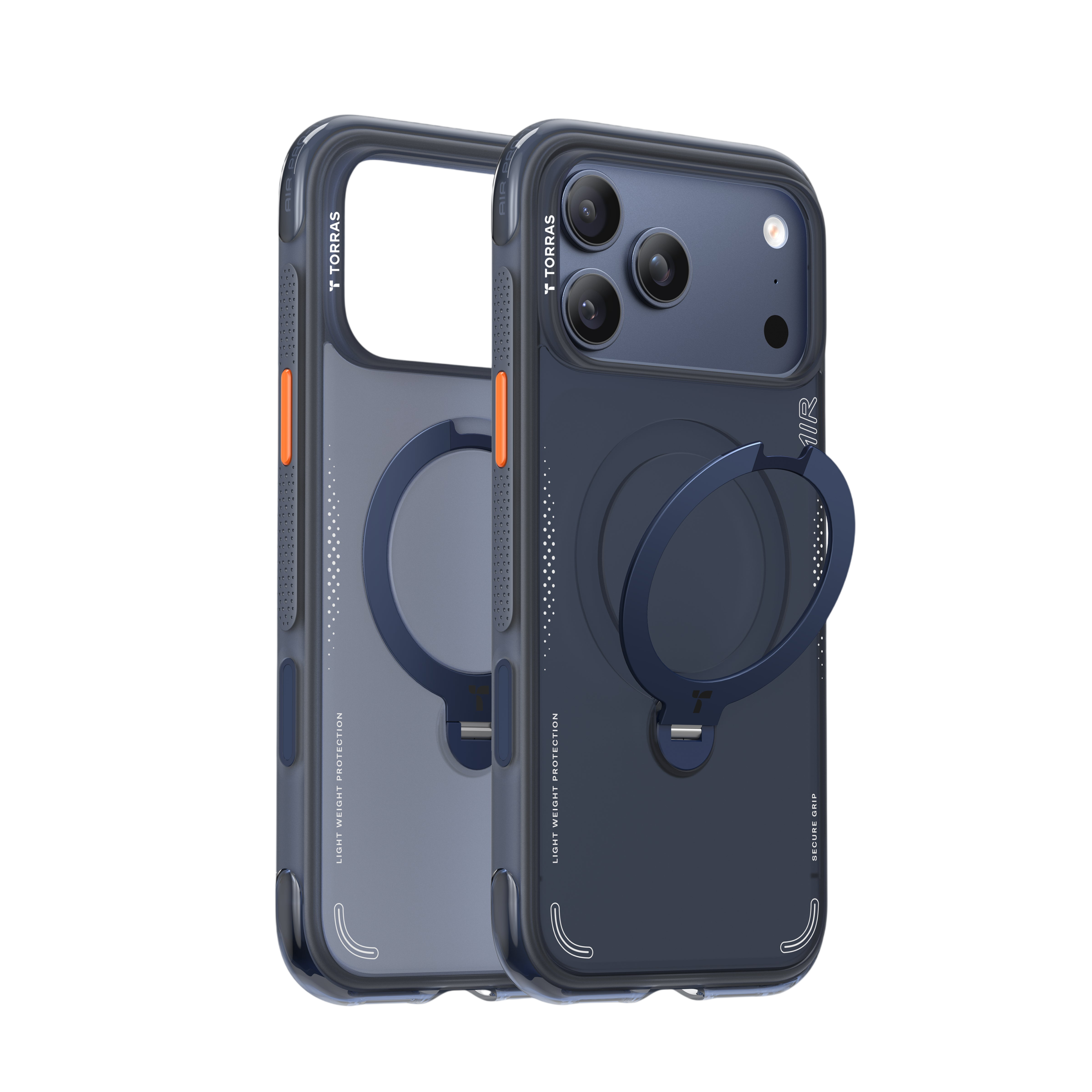Torras Ostand Q3 Air for iPhone 17 Pro Max - Deep Blue