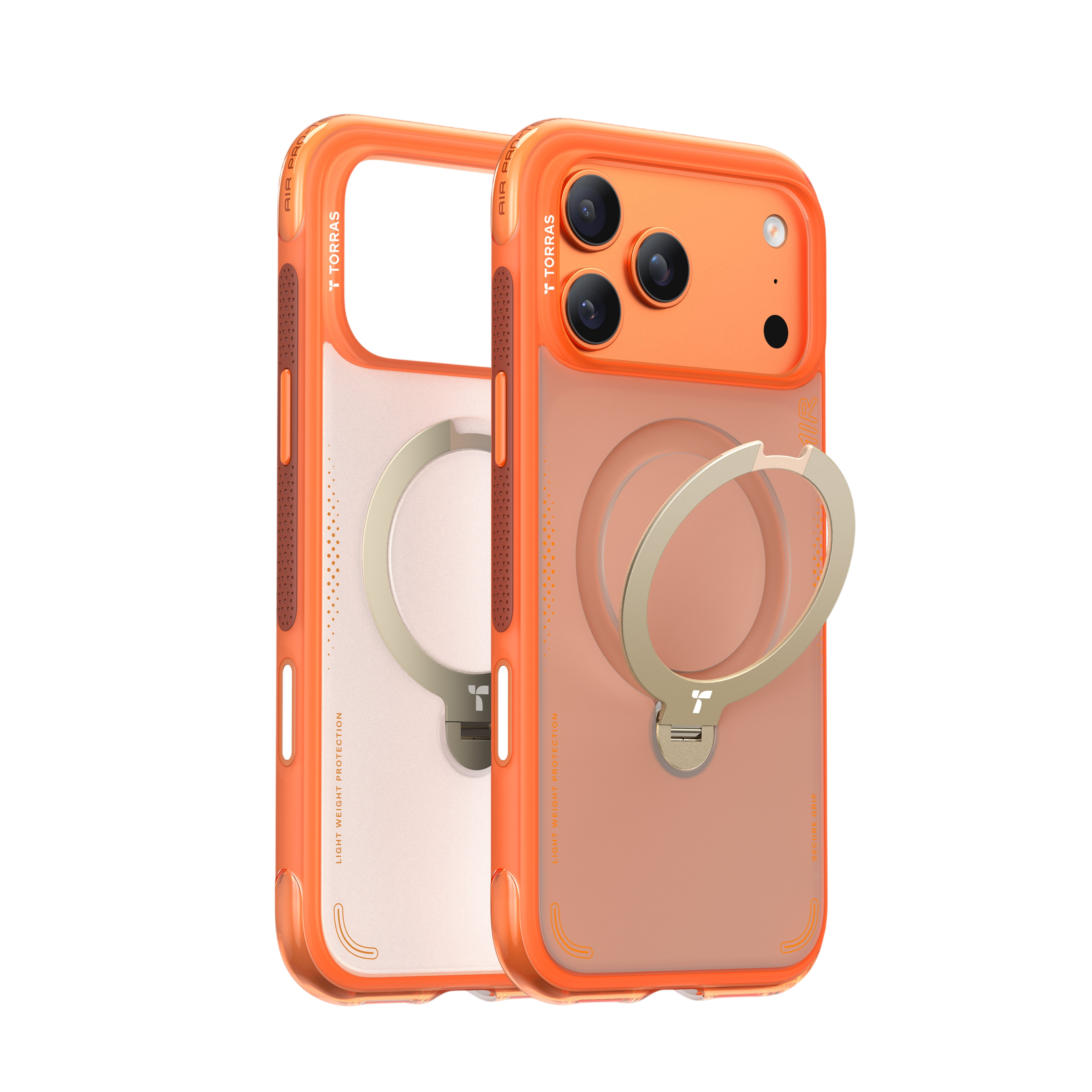 Torras Ostand Q3 Air for iPhone 17 Pro Max - Cosmic Orange #color_cosmic-orange