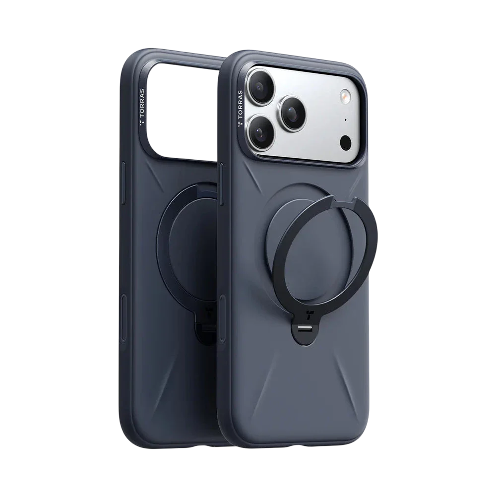 TORRAS Ostand Spin Silicone MagSafe Case for iPhone 17 Pro Max / 17 Pro