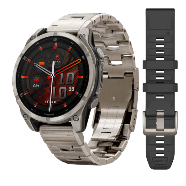 Fenix 8 47mm Bare Titanium