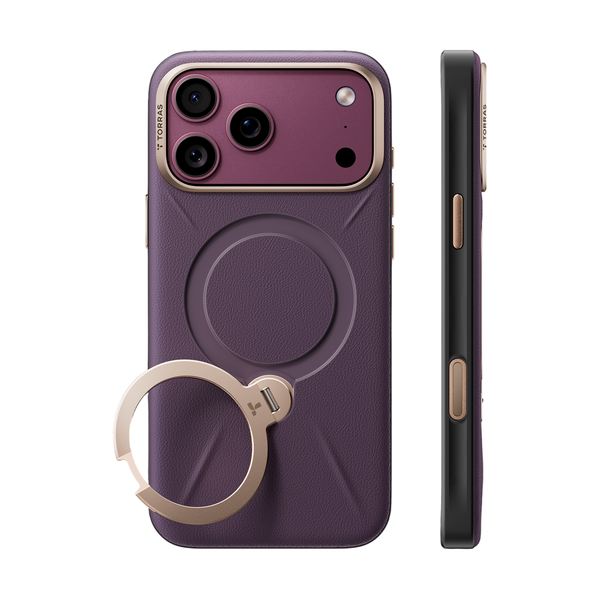 Torras Ostand Q3 VegSkin Case for iPhone 18 Pro Max - Purple #color_purple
