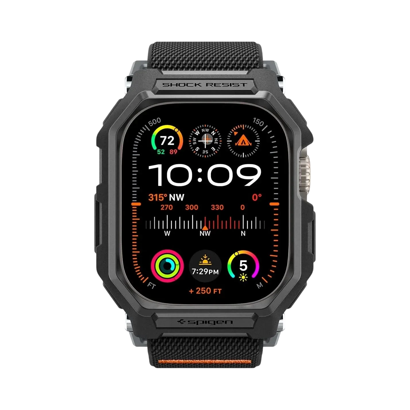 حافظة Spigen Lite Fit Pro لسلسلة Apple Watch Ultra 49mm + حزام