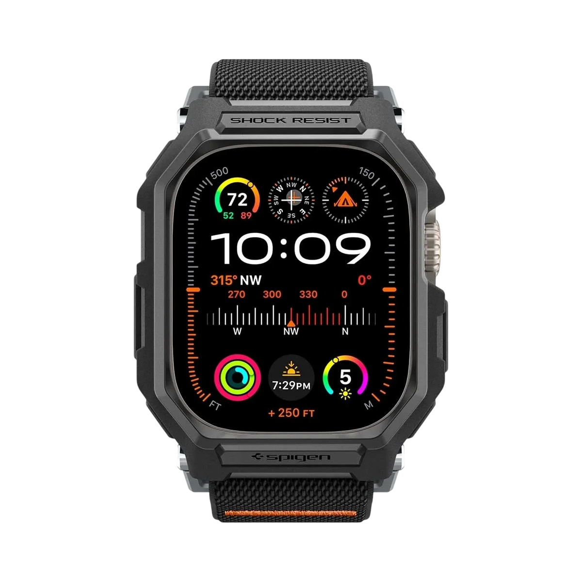 جراب ساعة Spigen Lite Fit Pro for Apple Watch Ultra 49mm Case + Band