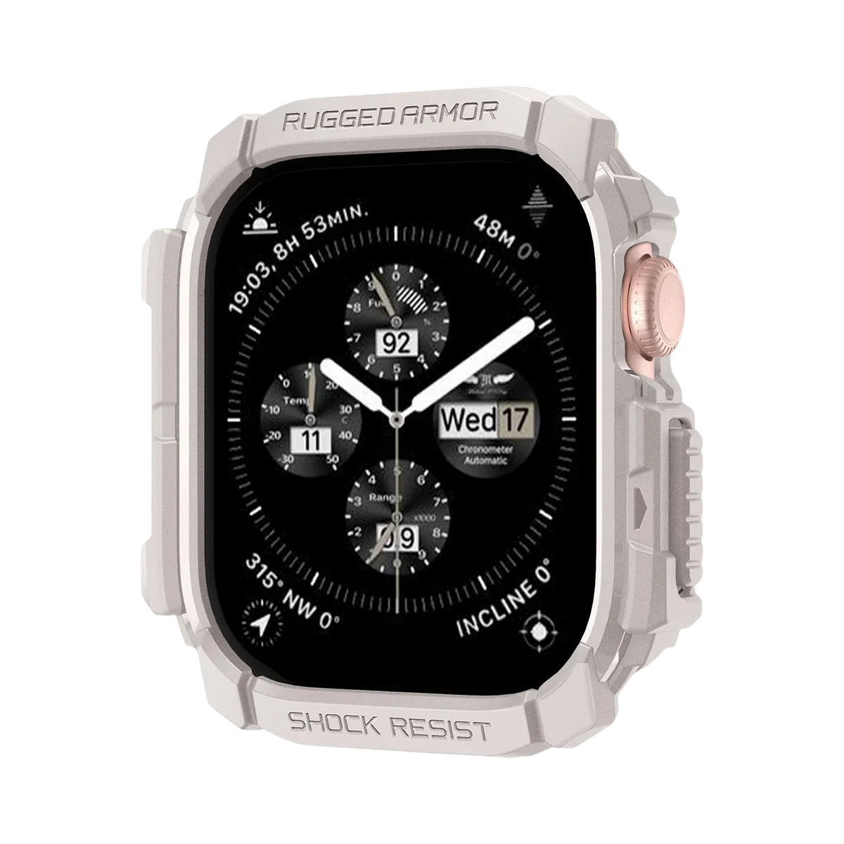 جراب ساعة Spigen Rugged Armor Case for Apple Watch Series 11 / 10 (46m