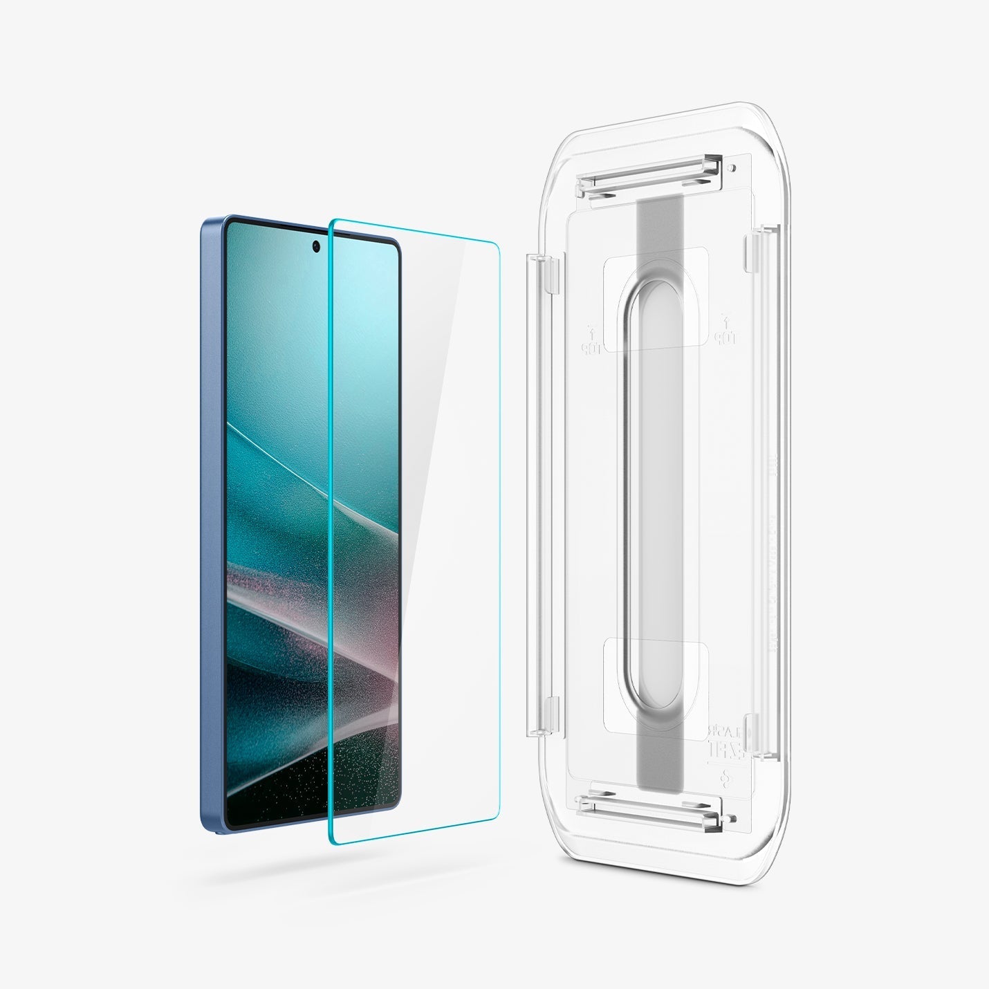 Spigen واقي شاشة GLAS.tR EZ Fit لهاتف Samsung Galaxy S25 Ultra - عبوة من قطعتين