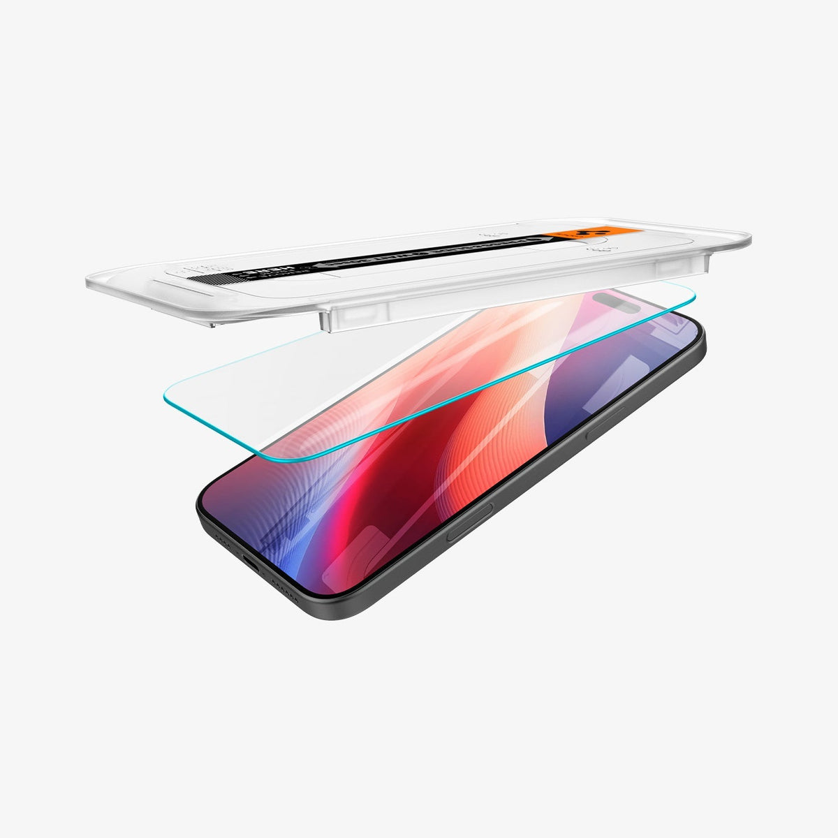 واقي شاشة Spigen iPhone 16 Pro Screen Protector - GLAS.tR EZ Fit - 2 P