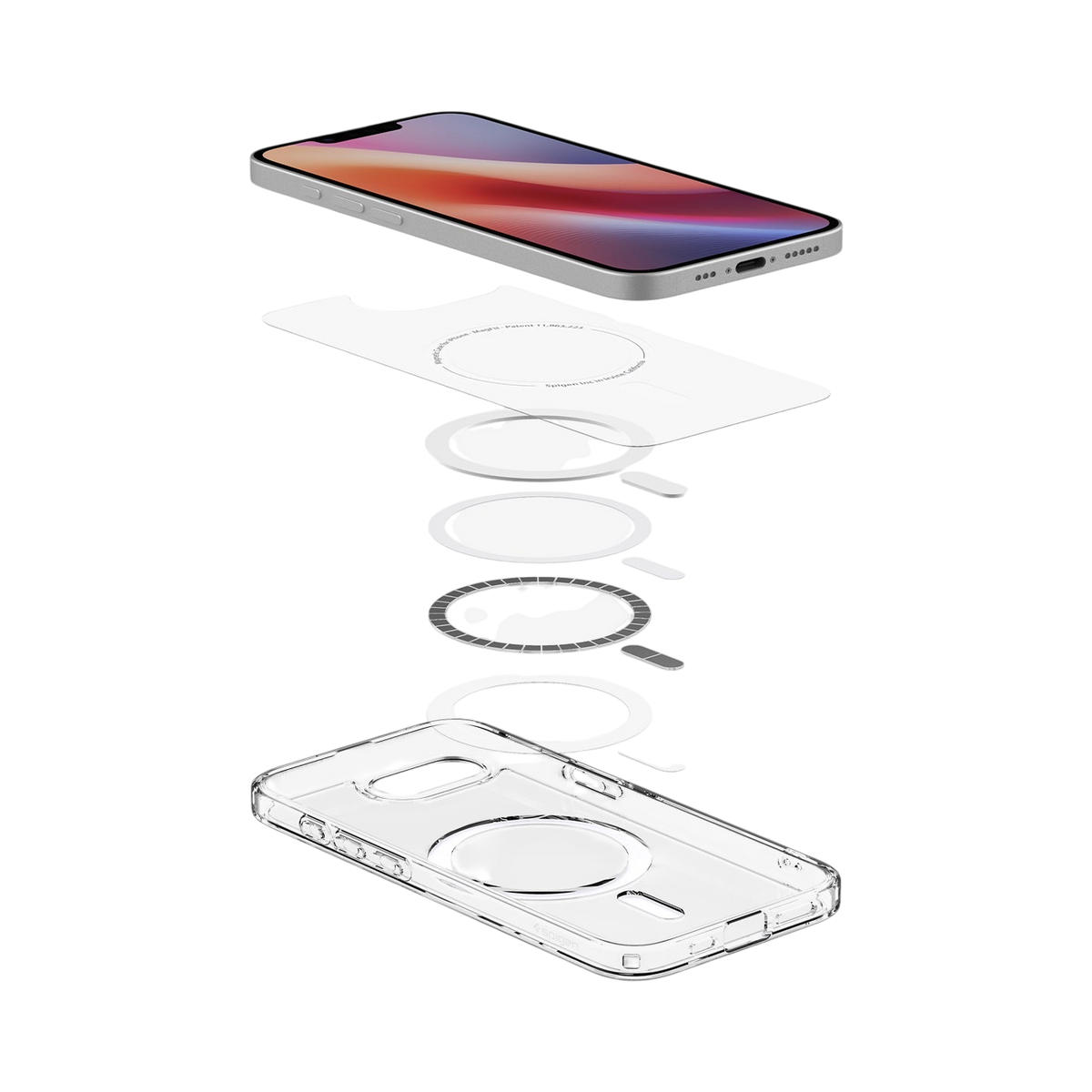 جراب Spigen Ultra Hybrid (MagFit) Case for iPhone 17e / 16e