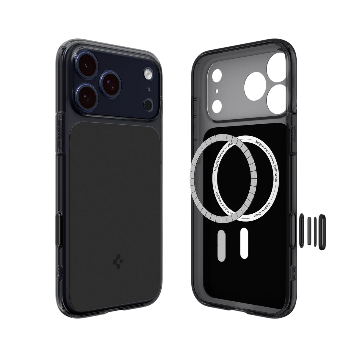 Spigen Ultra Hybrid T (MagFit) Case for iPhone 17 Pro & Pro Max - Matte Black